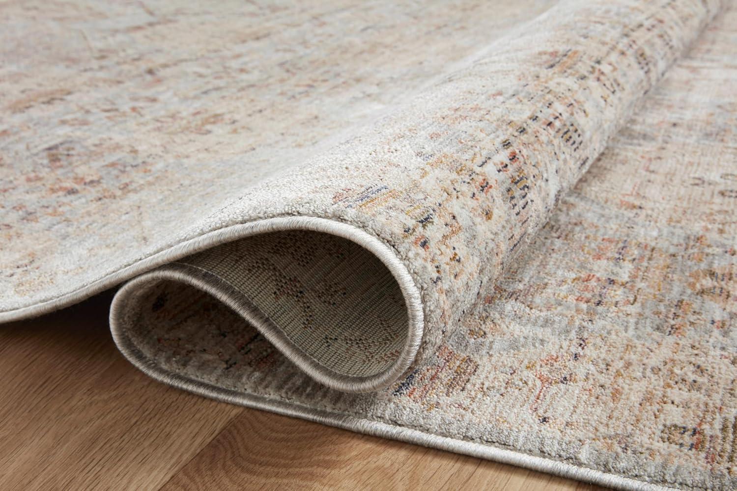 Zuma Rug by Amber Lewis x Loloi - Silver and Multicolor / 9'6" x 13'1"