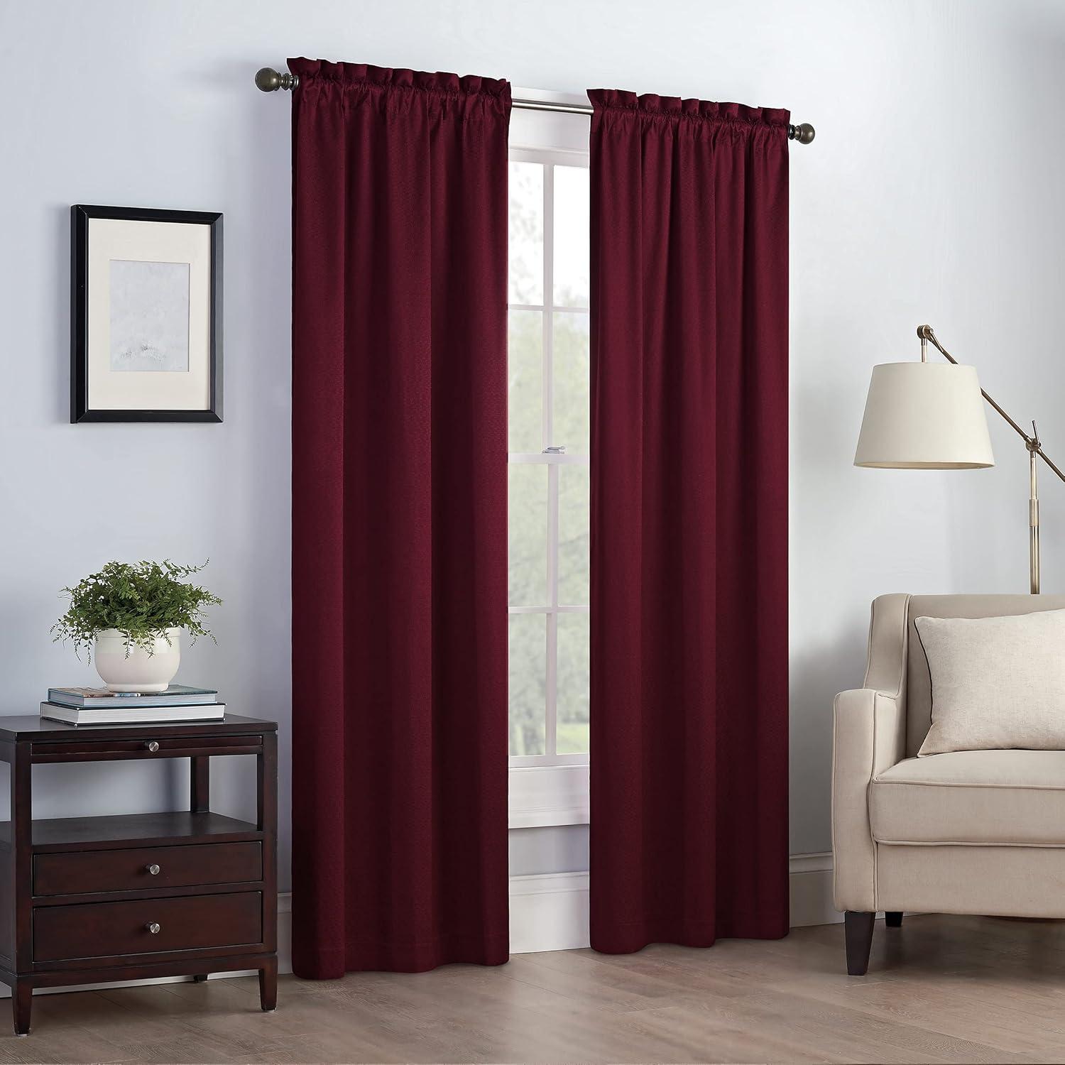 Canova Polyester Blend Light Filtering Curtain Panel