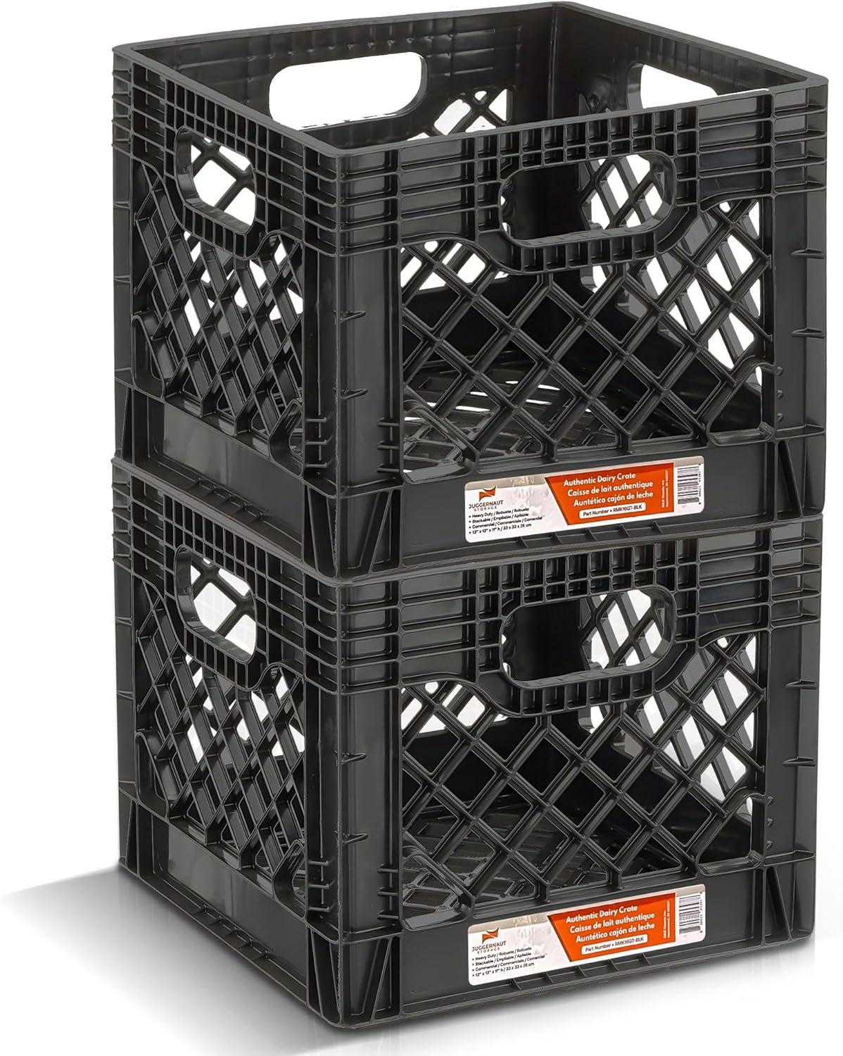 Juggernaut Storage Juggernaut Storage Crate for Office Storage & Classroom Organization, 2-Pack