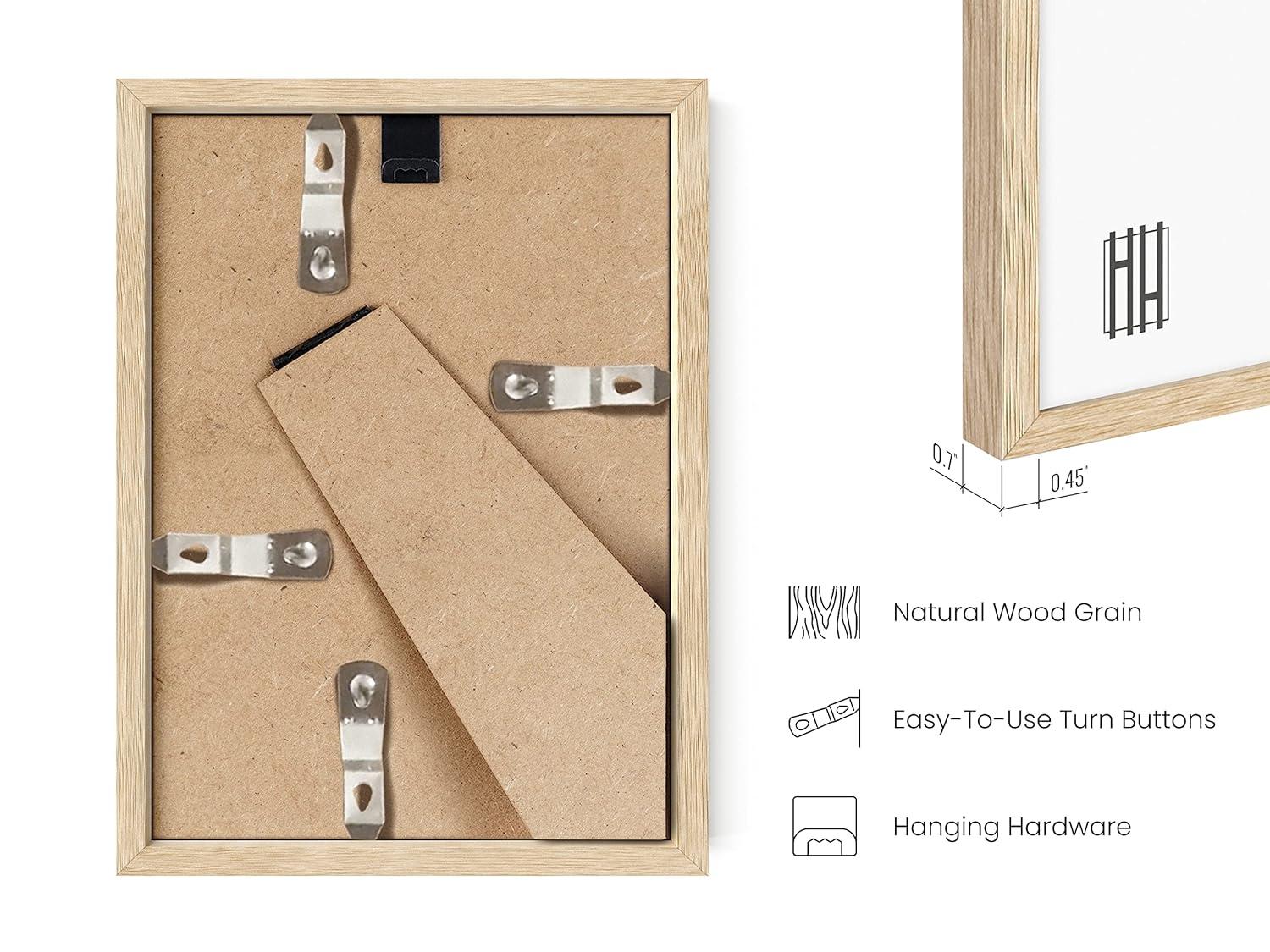 Haus and Hues Wood Matte Picture Frame