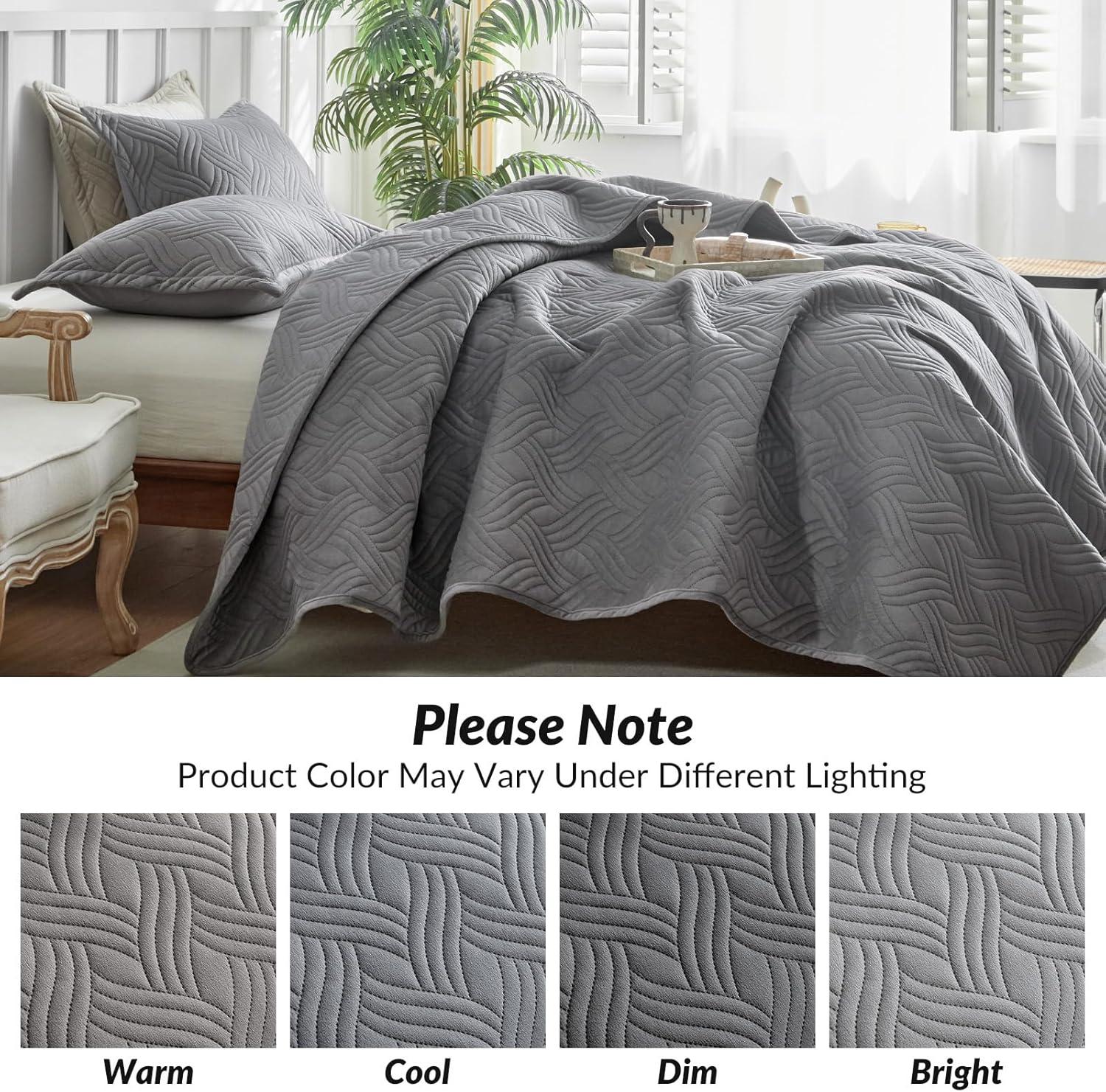 Diamond Velvet Quilt Set
