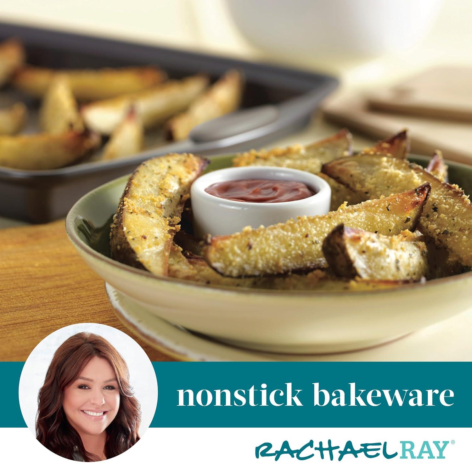 Rachael Ray Rachael Ray Nonstick Bakeware Cookie Pans / Baking Pans Set, 3 Piece