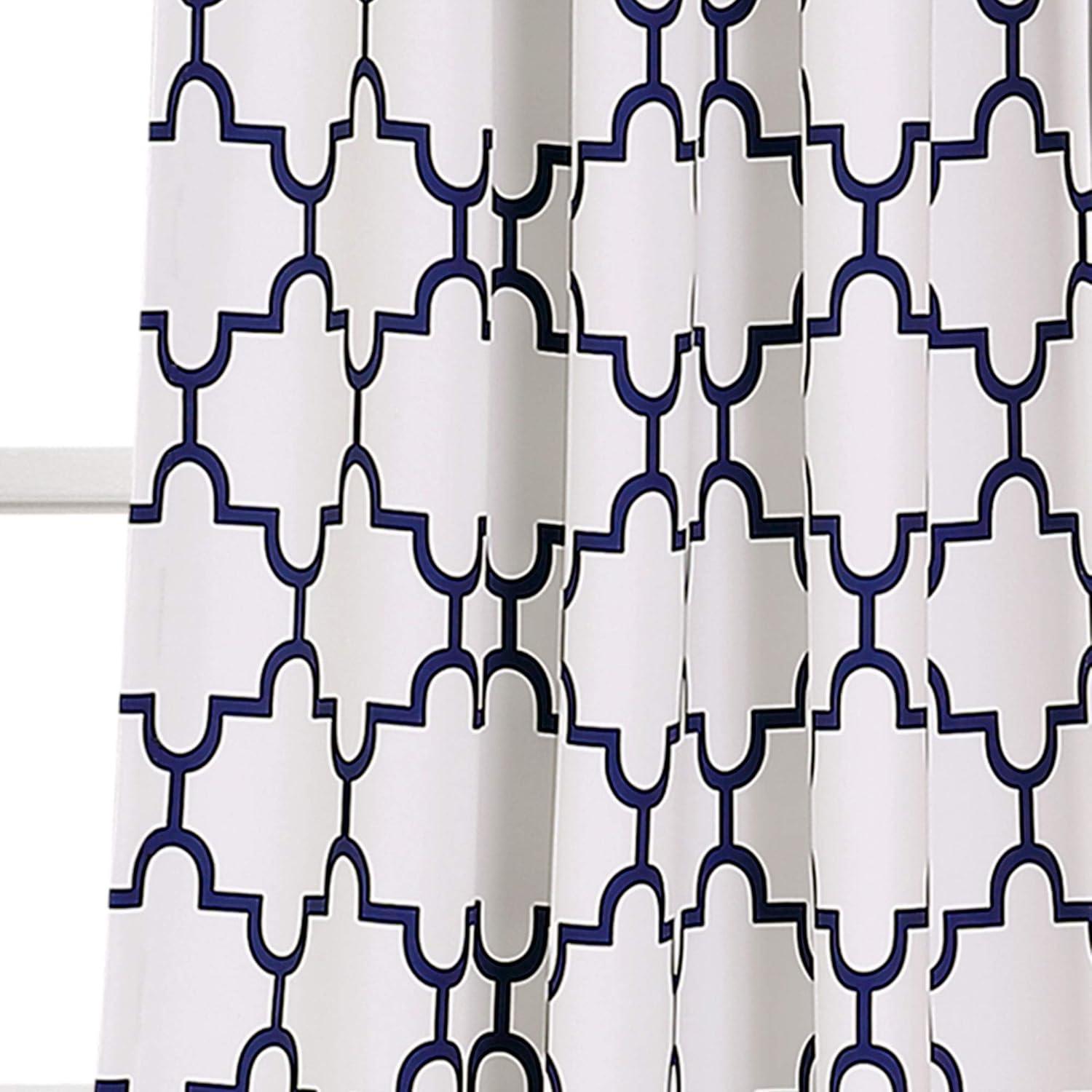 Lush Decor Geometric Room Darkening Thermal Curtain Panels (Set of 2)