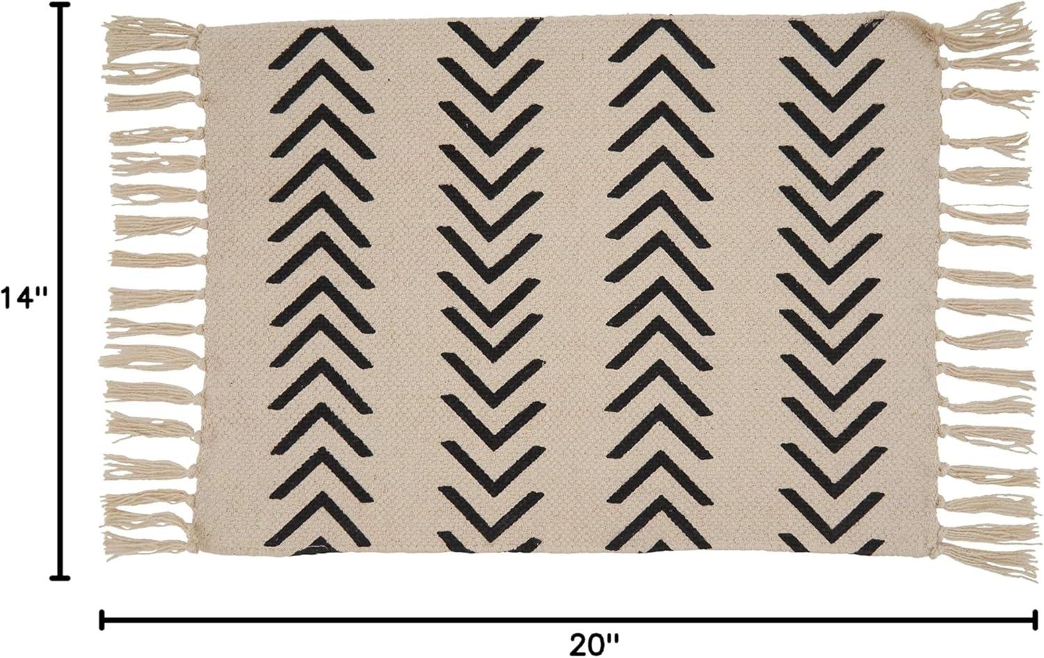 Adah Cotton Geometric Rectangle Placemat