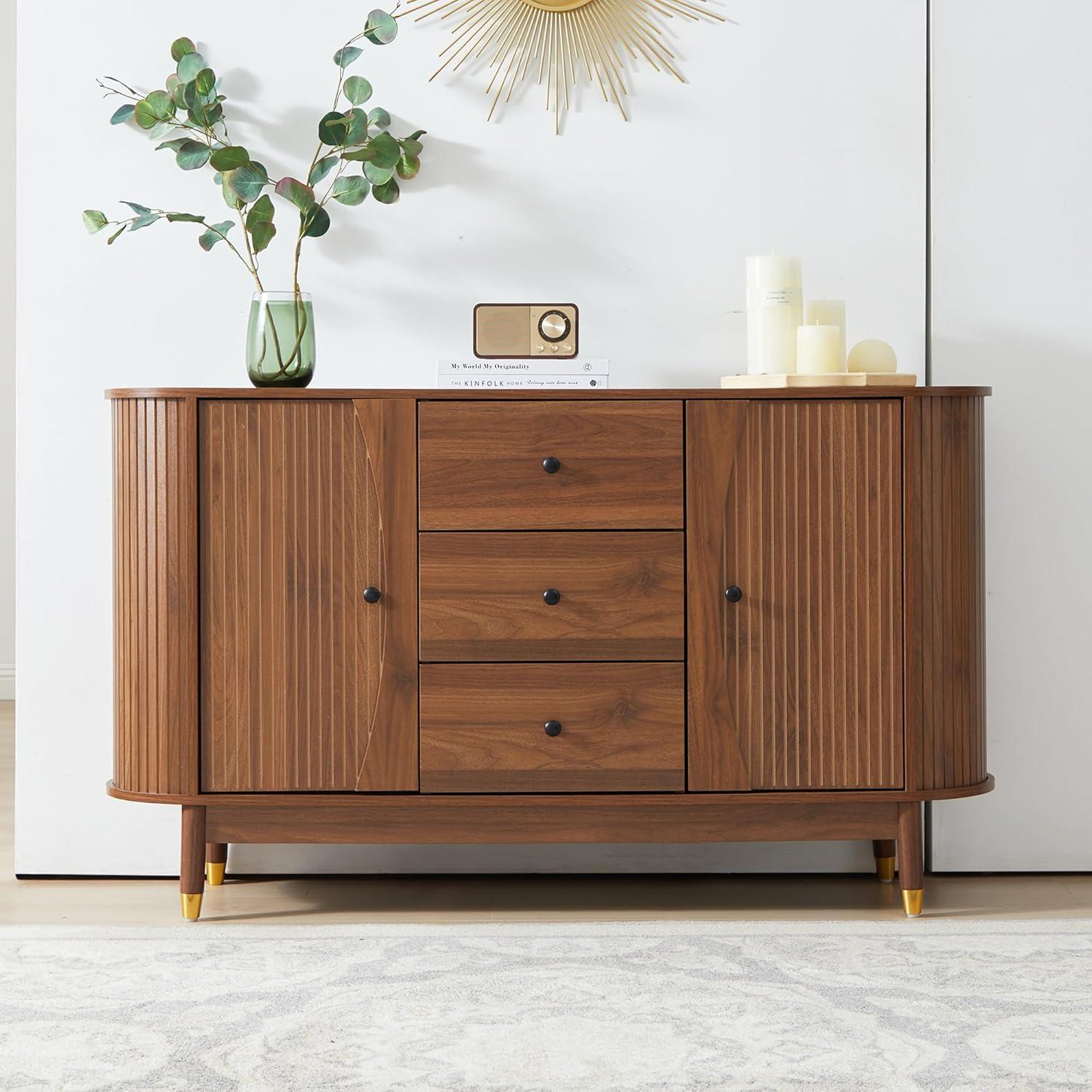George Oliver Evana 55"Sideboard with 3 Drawer