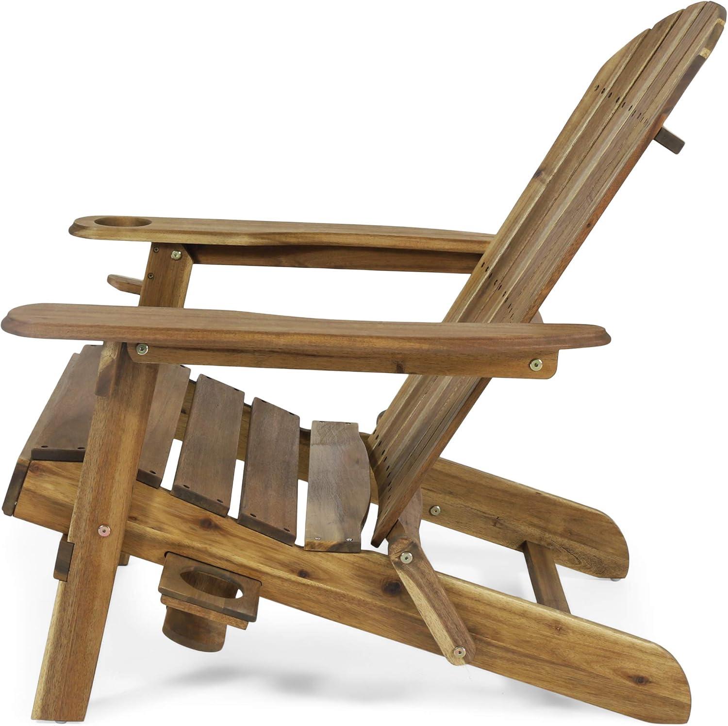 Highland Dunes Mccombs Solid Wood Folding Adirondack Chair (Set of 2)