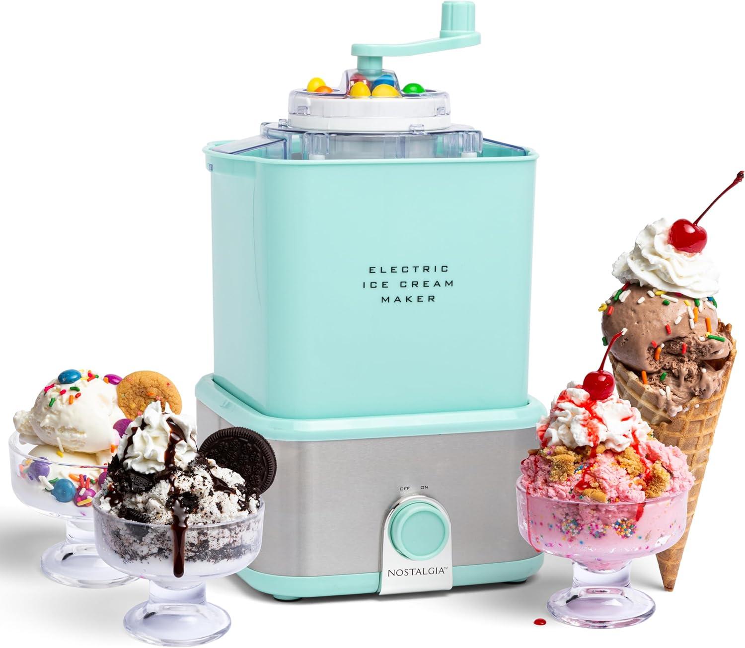 Nostalgia Nostalgia Electric Ice Cream Maker With Candy Crusher
