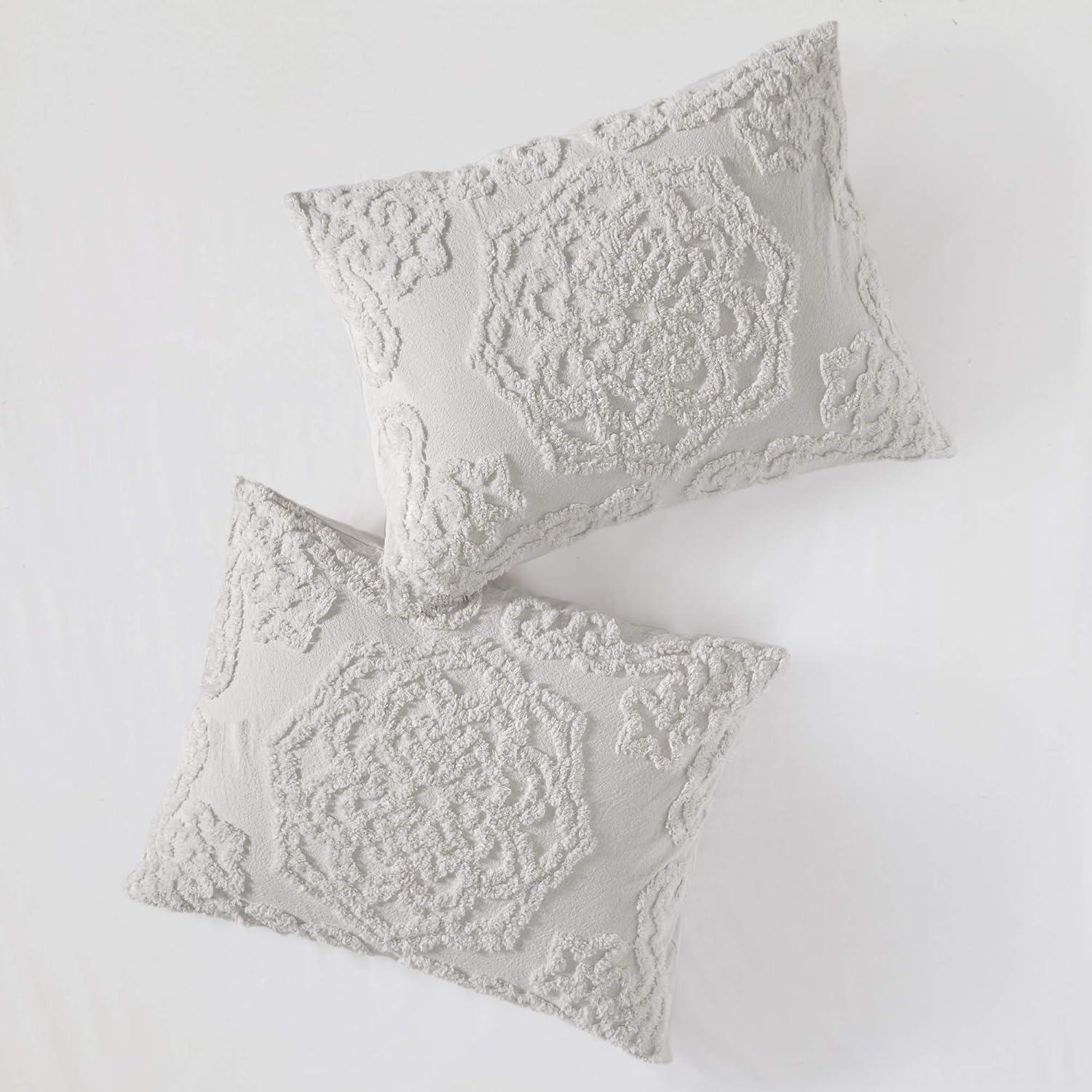 510 Design Everly 3 Piece Tufted Woven Medallion Comforter Set