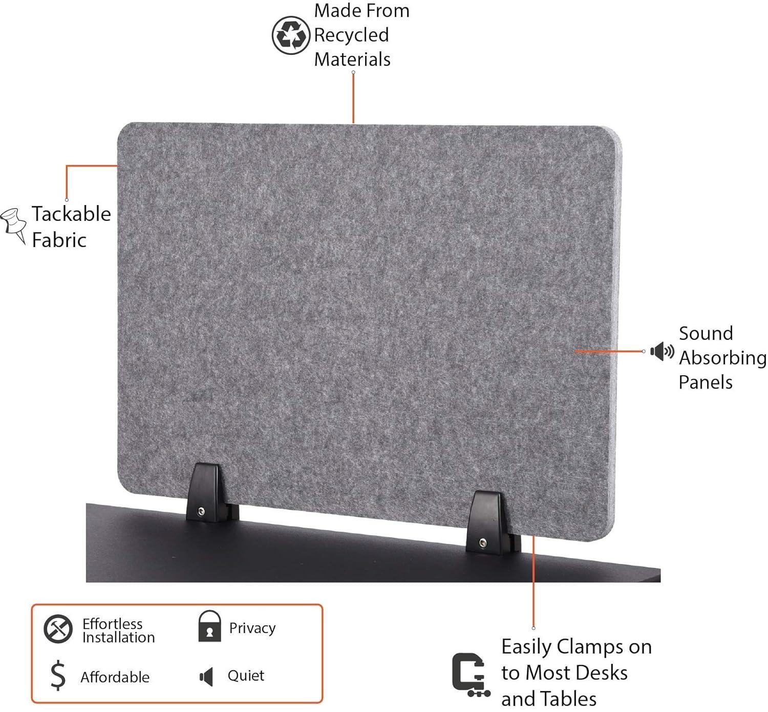 Stand Up Desk Store Fabric 1 Panel Desk Partition