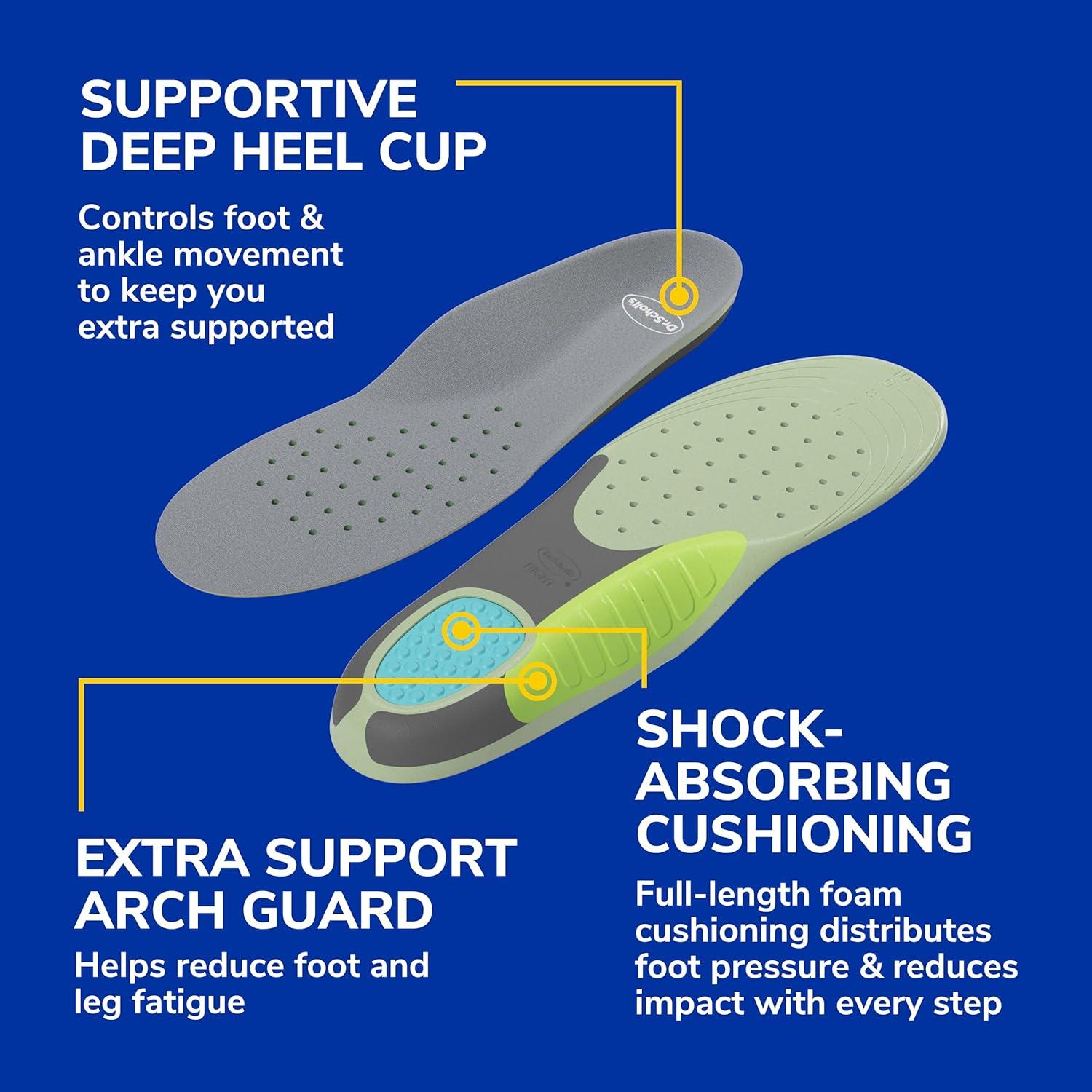 Dr. Scholl's Extra Support Trim to Fit Inserts Insoles for Women - Size 6-11 - 1 pair
