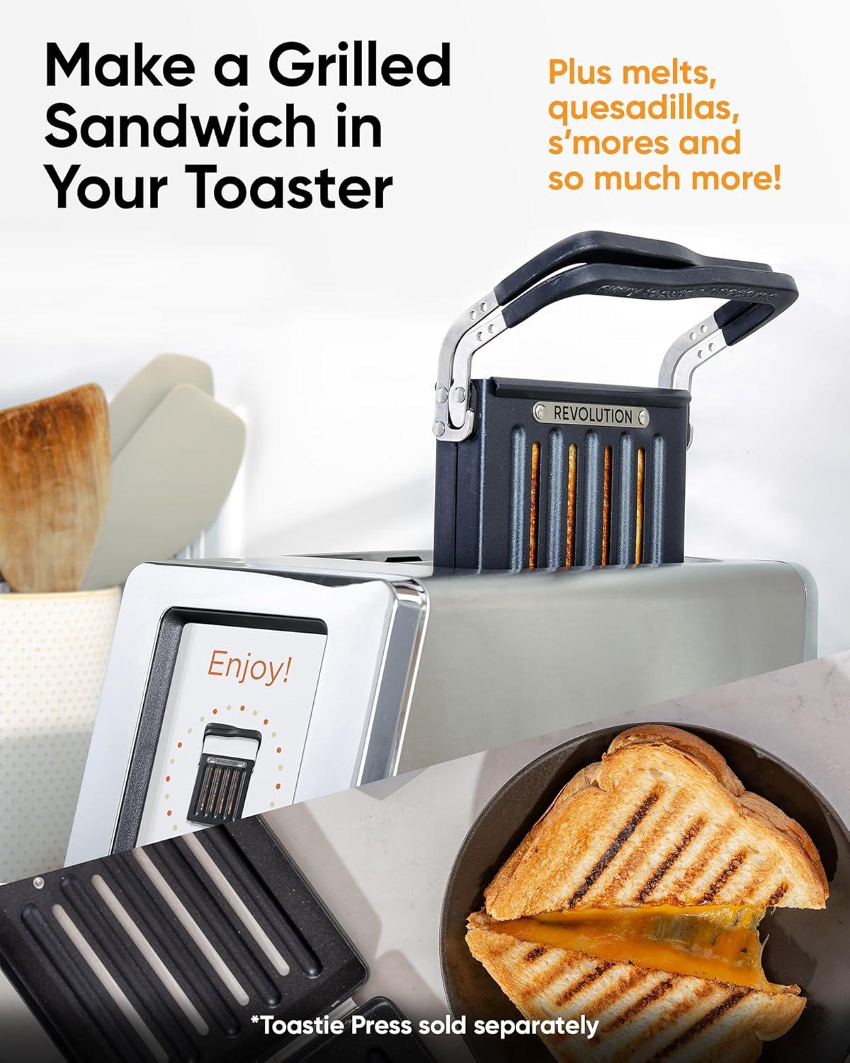 Revolution InstaGLO R180 Connect Toaster Stainless Steel