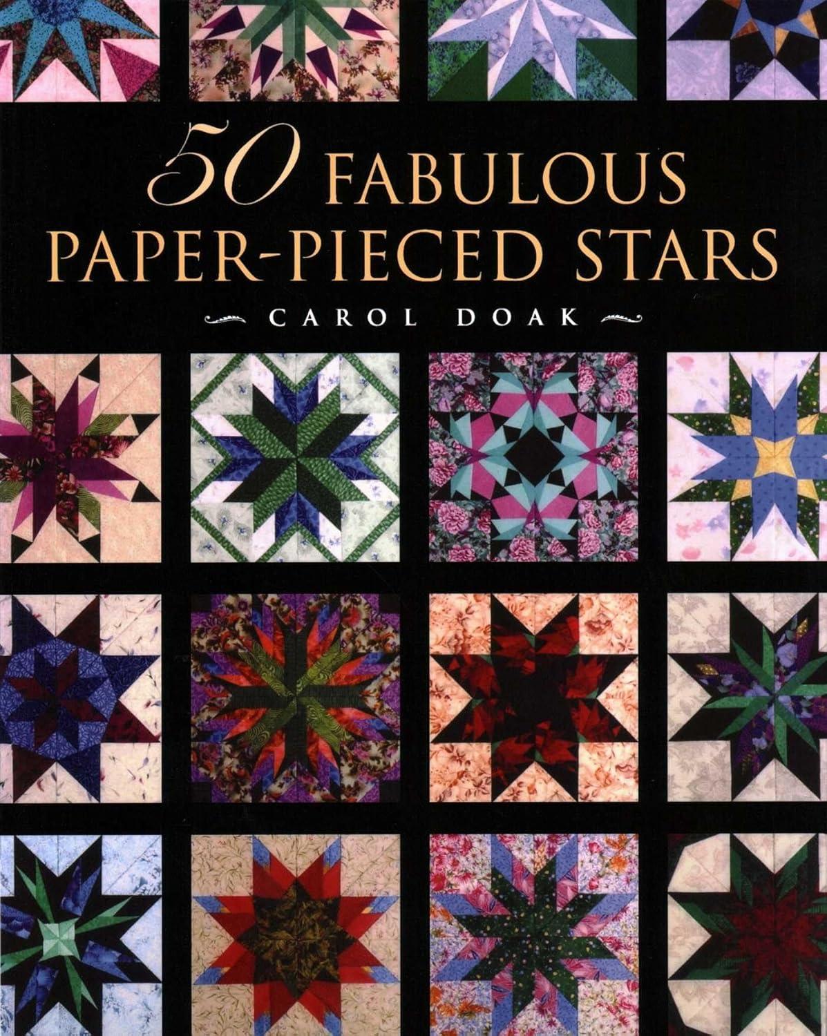 50 Fabulous Paper-Pieced Stars Crafting Guide Book