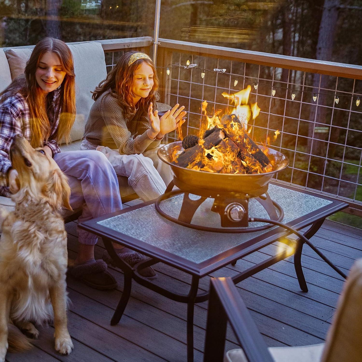 Loon Peak® Barnsdale 9 Piece Ceramic Decorative Logs