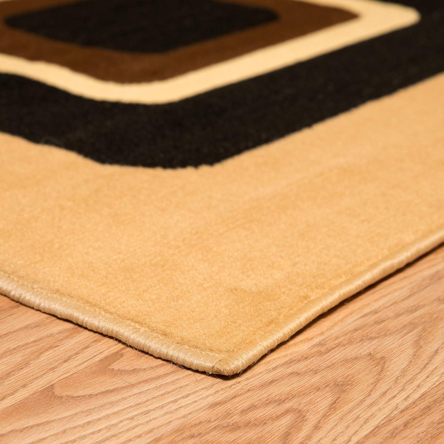 United Weavers Plaza Florence Accent Rug, Geometric Pattern, Brown, 1'11" X 3'3"