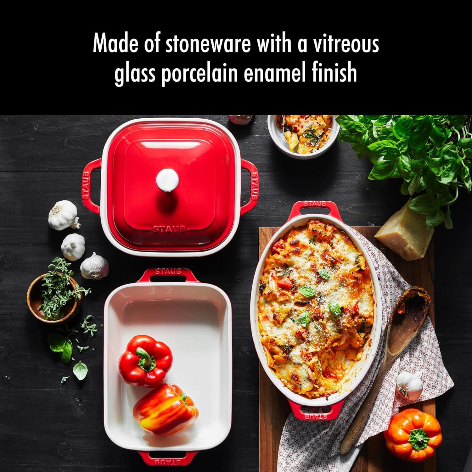 Staub ® Cherry 4-Piece Baking Set