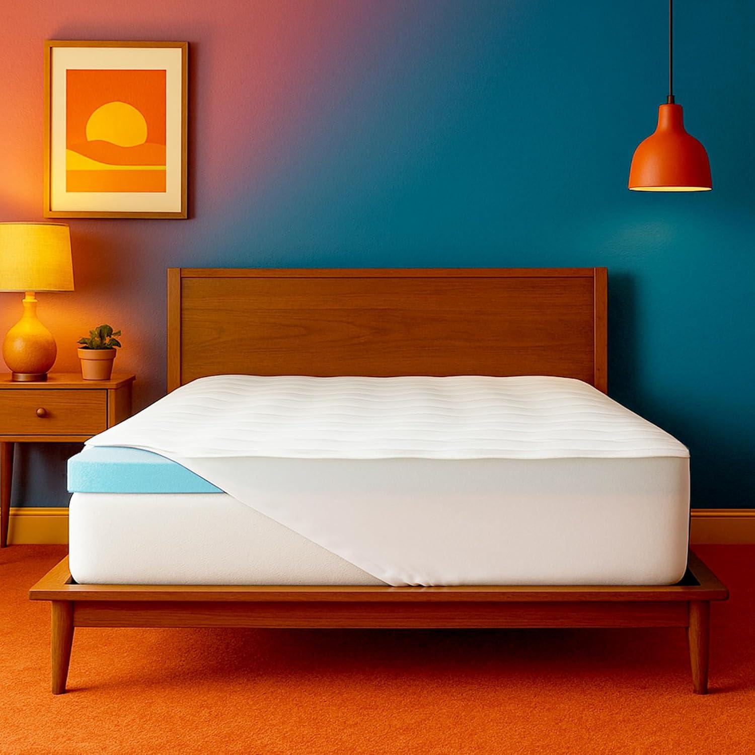 Mattress Topper - 3 Inch - CertiPUR-US Certified Gel Memory Foam - Reflex by Viscosoft  Full
