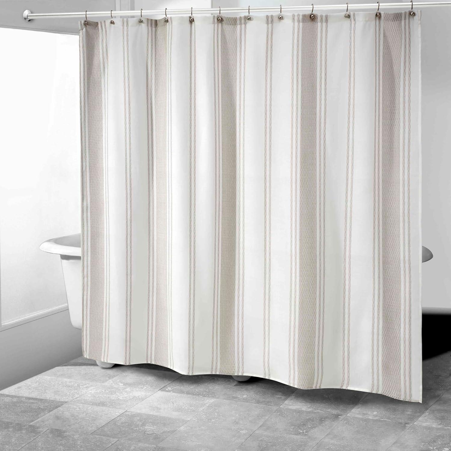 Avanti Linens Kyoto Tan Shower Curtain