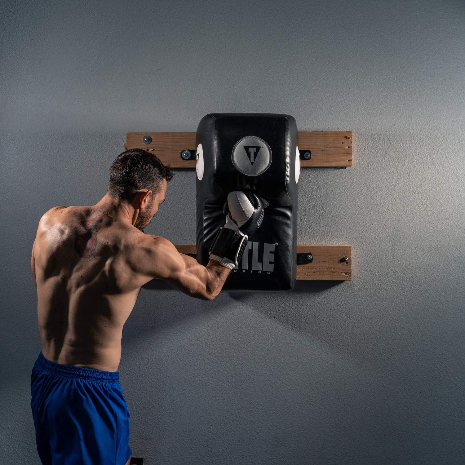 TITLE Boxing Wall Mount Menace Training Bag - Uppercut Bag, Specialty Punching Bag, Angle Punching Bag, Punching Bag, Heavy Bag, Hanging Punching Bag for Adults