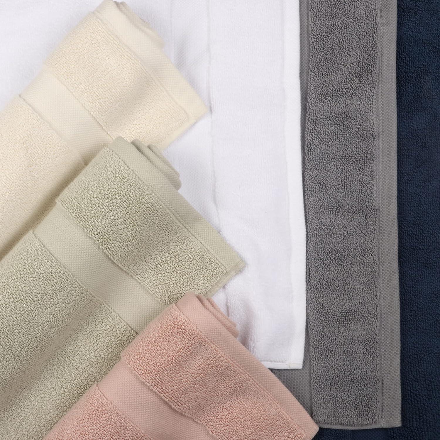 A1 Home Collections 100% Organic Cotton Towels 900 GSM Plush Feather Touch Quick Dry Bath Mat, GOTS Certified, Oeko-Tex Green Certified, Organic Cotton Bath Mat