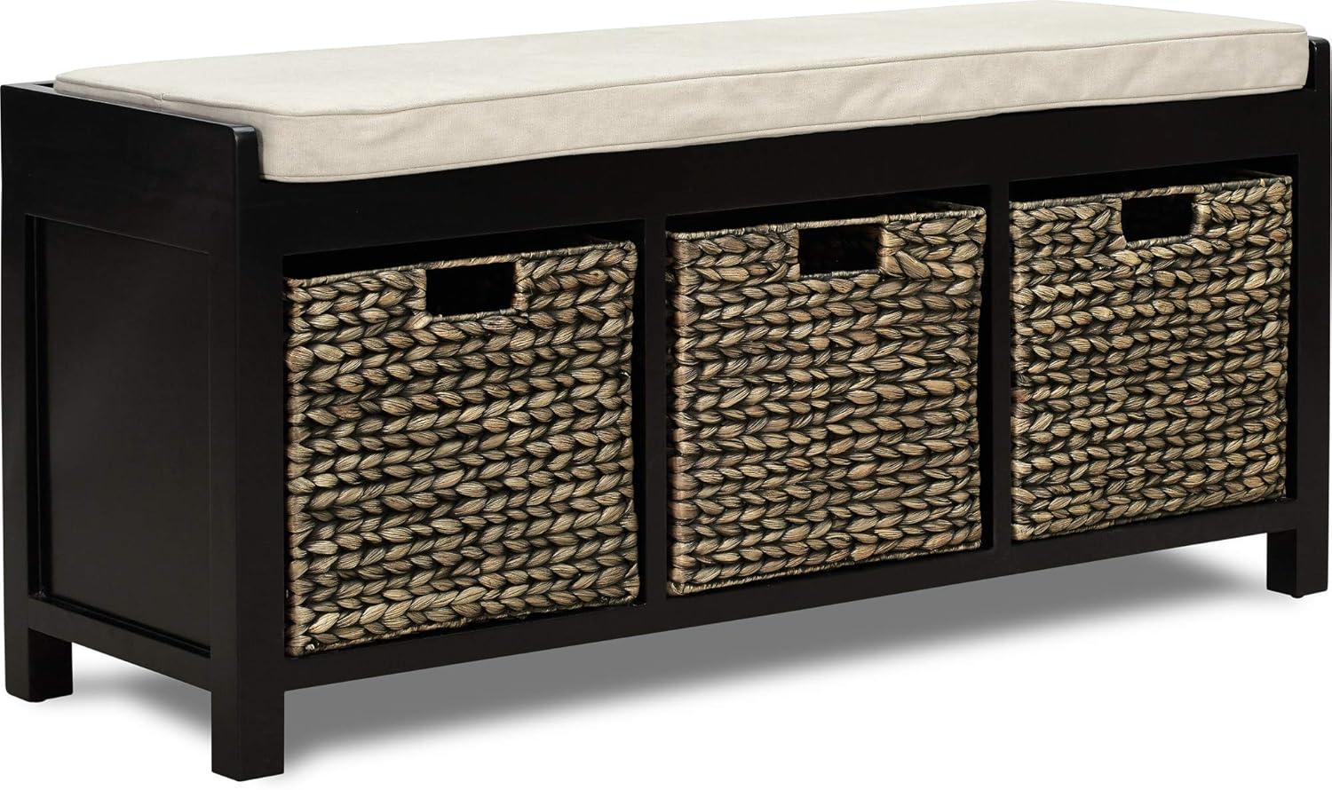 Griffin Upholstered Cubby Storage Bench