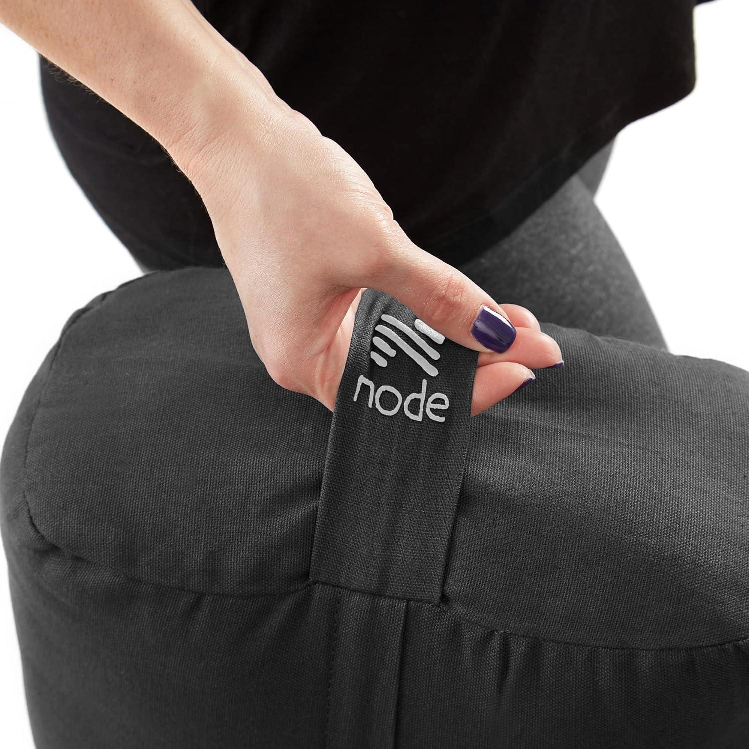 Node Fitness 25" x 12" x 6" Rectangular Floor Pillow and Meditation Bolster