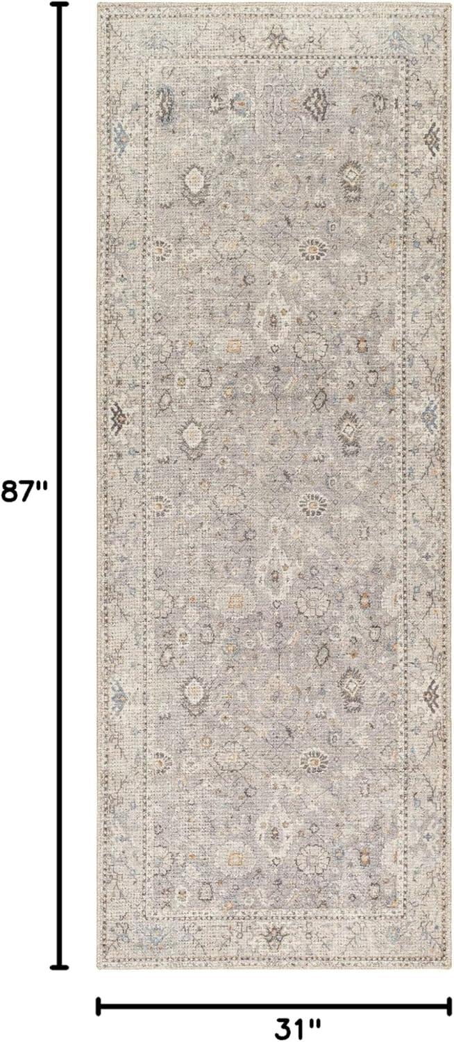 Becki Owens x Livabliss Davina Oriental Feather Gray/Taupe Area Rug