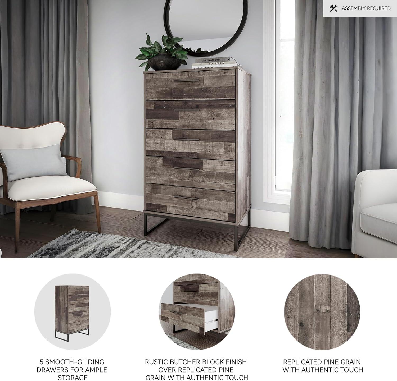 Neilsville 5 Drawer 29.88" W Chest