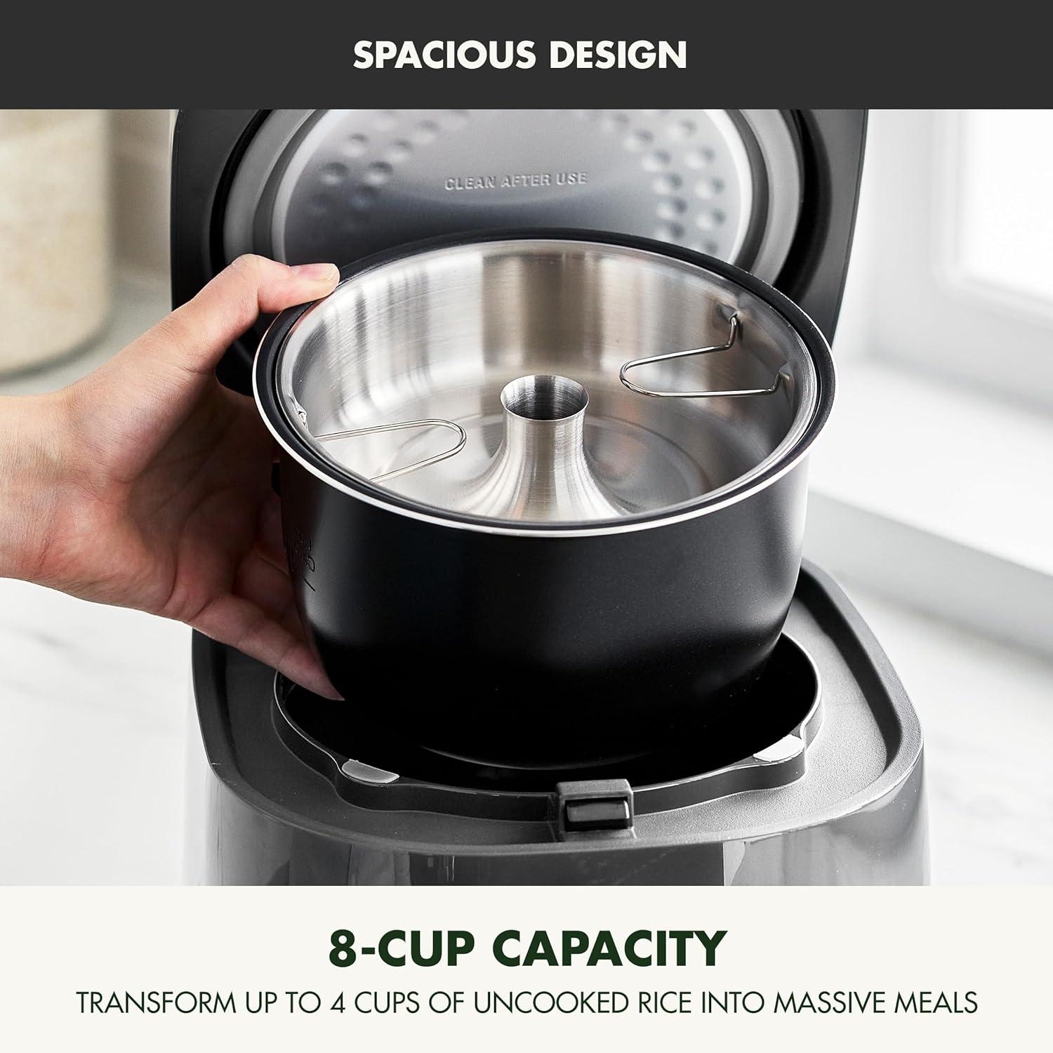 GreenPan ™ Rice Cooker with Carb Reduction in Graphite