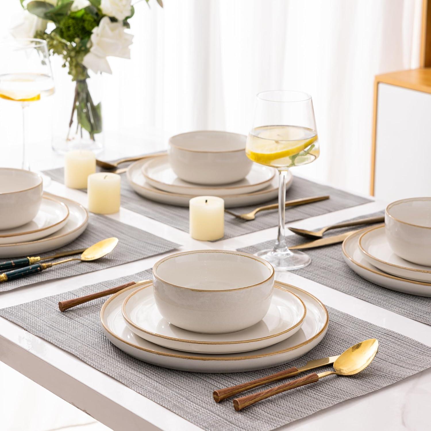 Rockaway 12 Piece Dinnerware Set