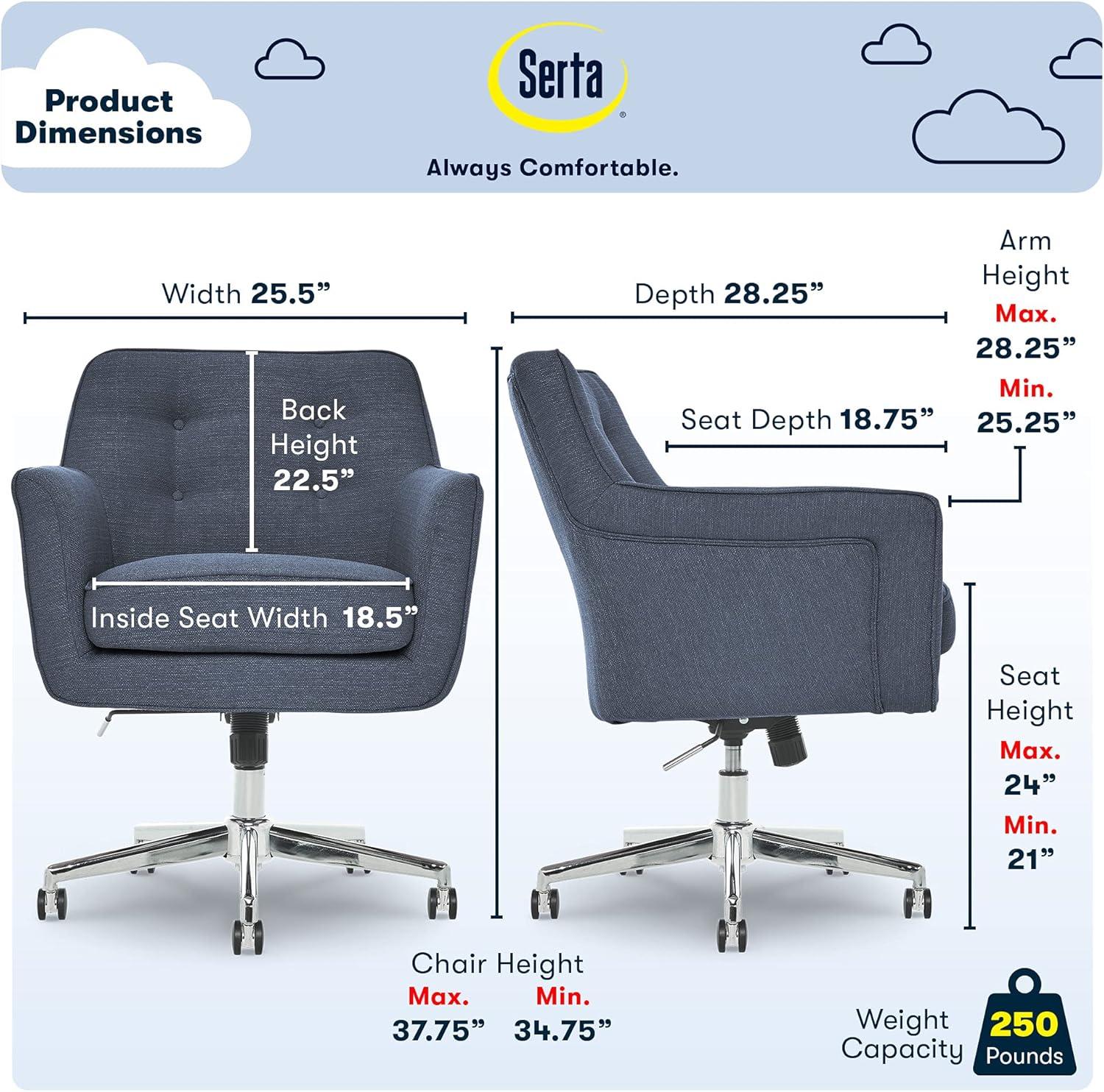 Style Ashland Home Office Chair - Serta