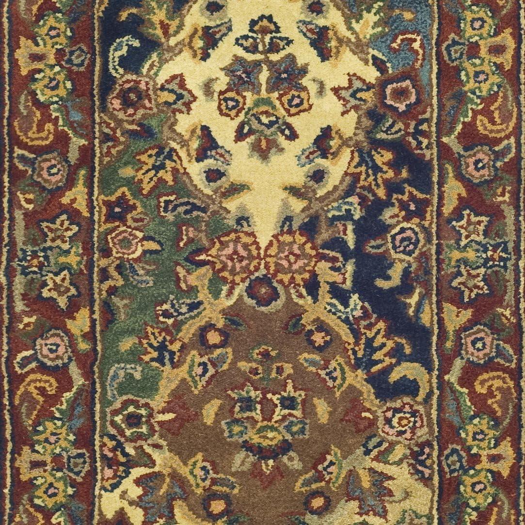 SAFAVIEH Heritage Malcolm Oriental Runner Rug, Beige/Burgundy, 2'3" x 6'