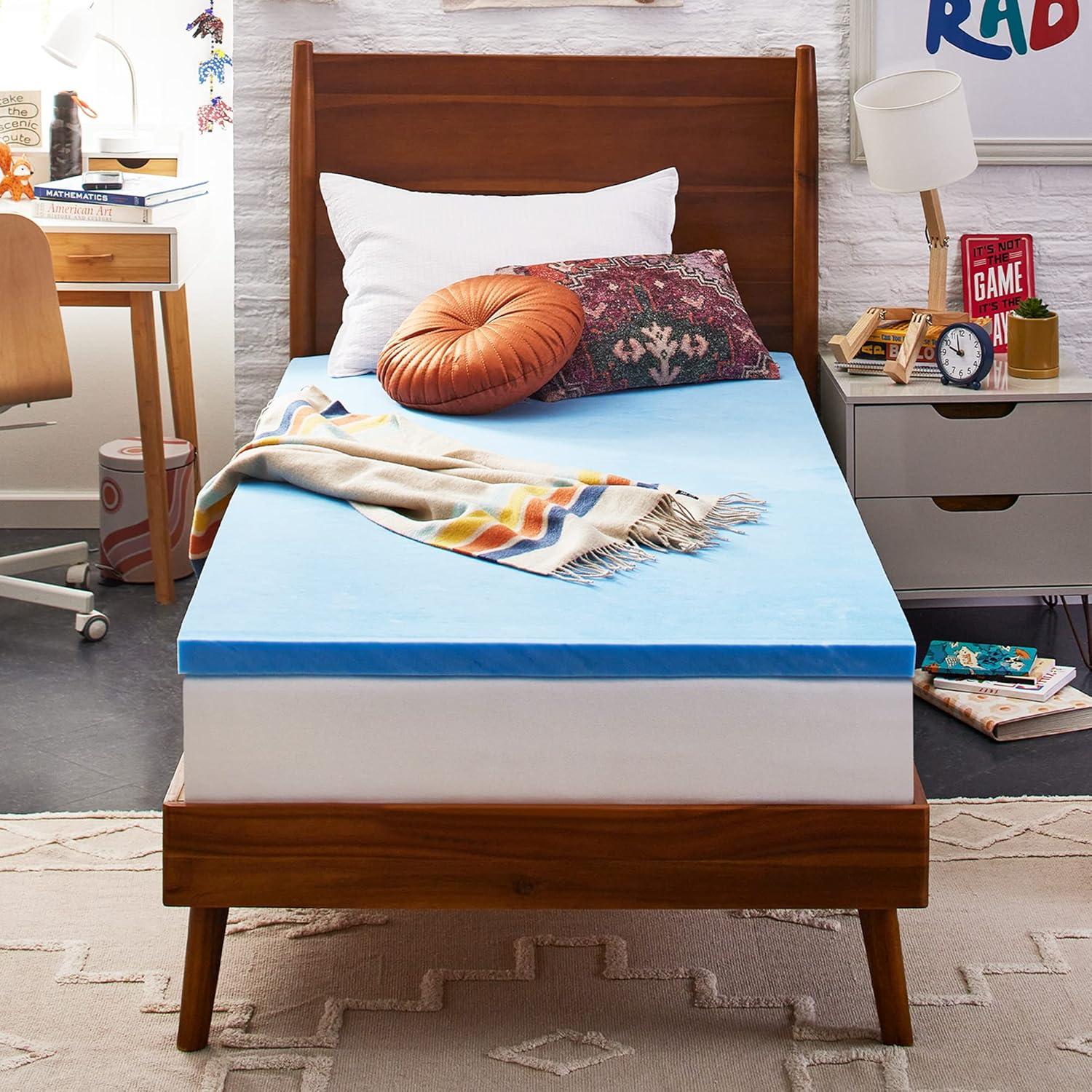 Sleep Innovations 2'' Gel Memory Foam Mattress Topper