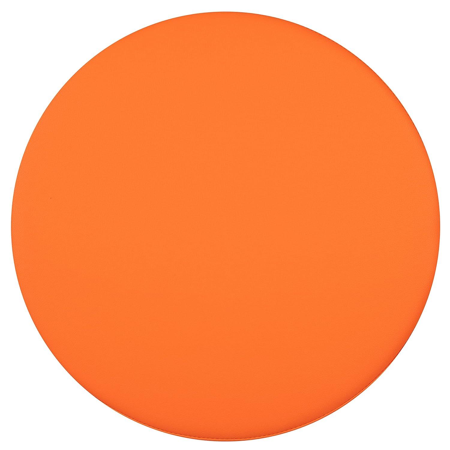 Emma and Oliver 18"H Soft Seating Flexible Circle for Classrooms and Common Spaces - Blue