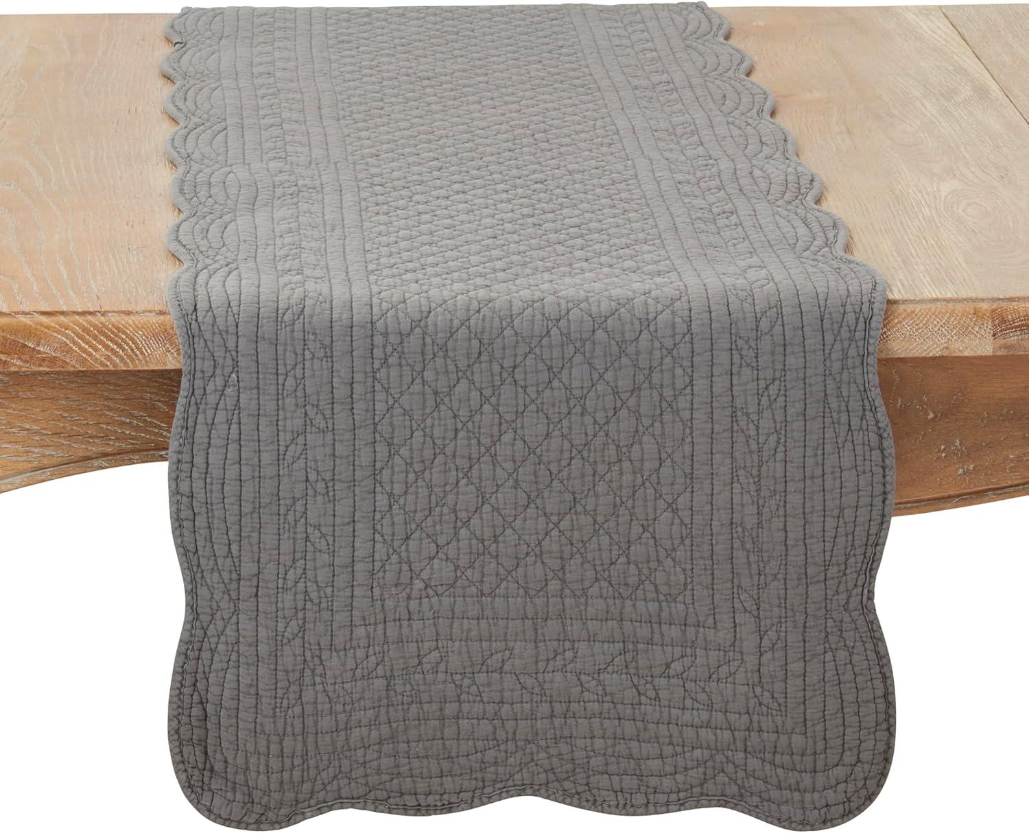 Saro Lifestyle Classic Quilted Table Runner