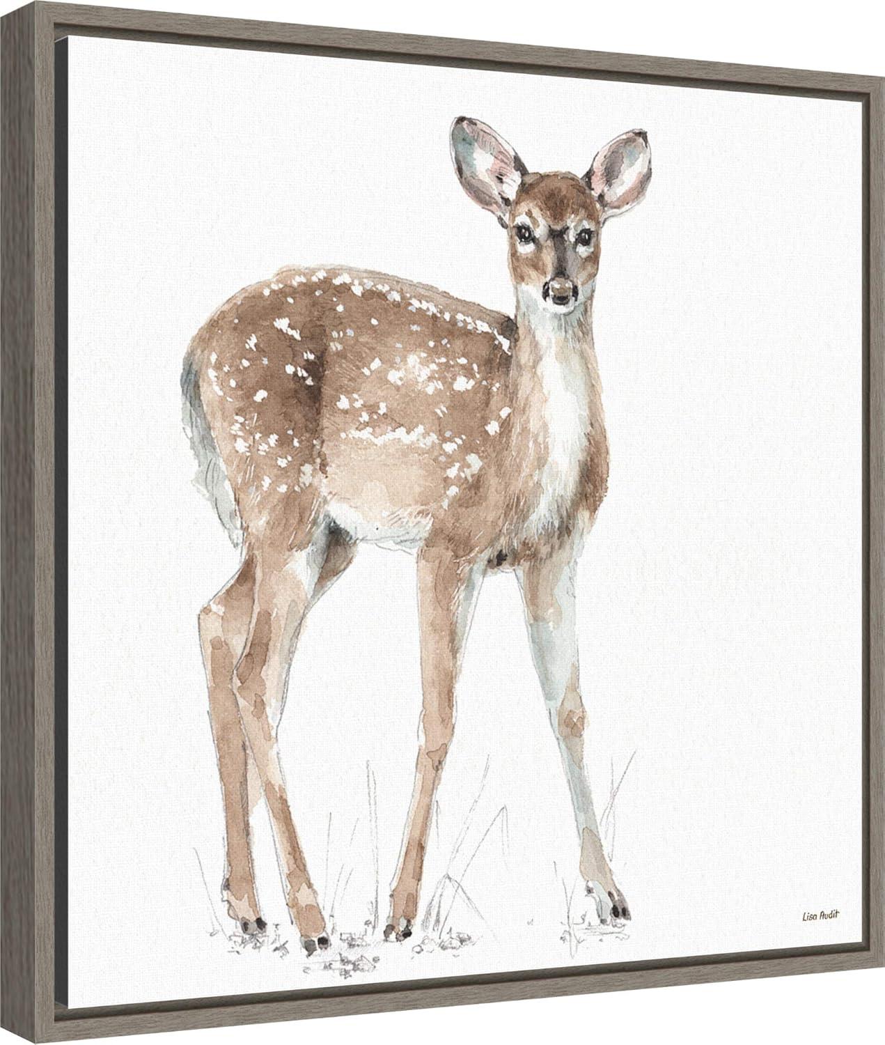 Amanti Art Forest Friends XII by Lisa Audit Framed Canvas Wall Art