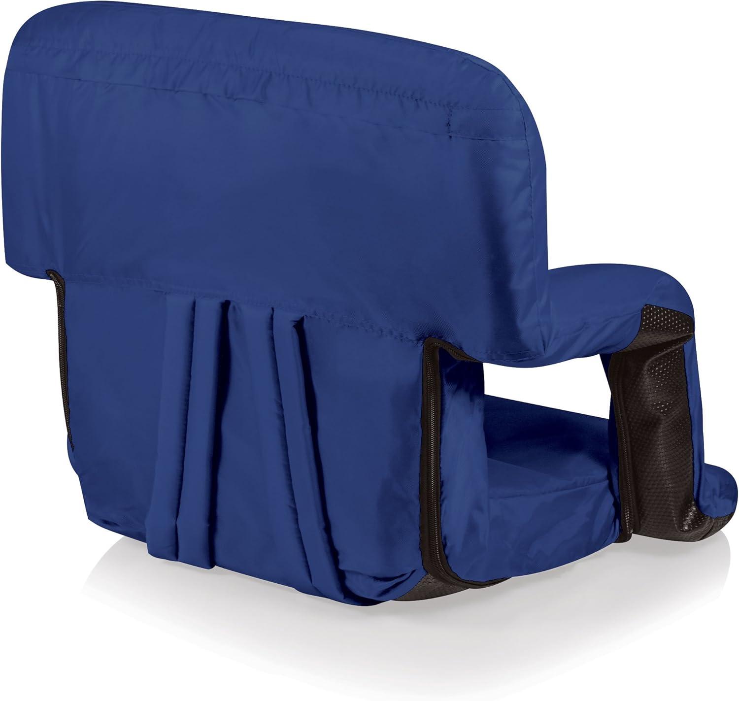 Ventura Reclining Bleacher Seat with Armrests and Back Support