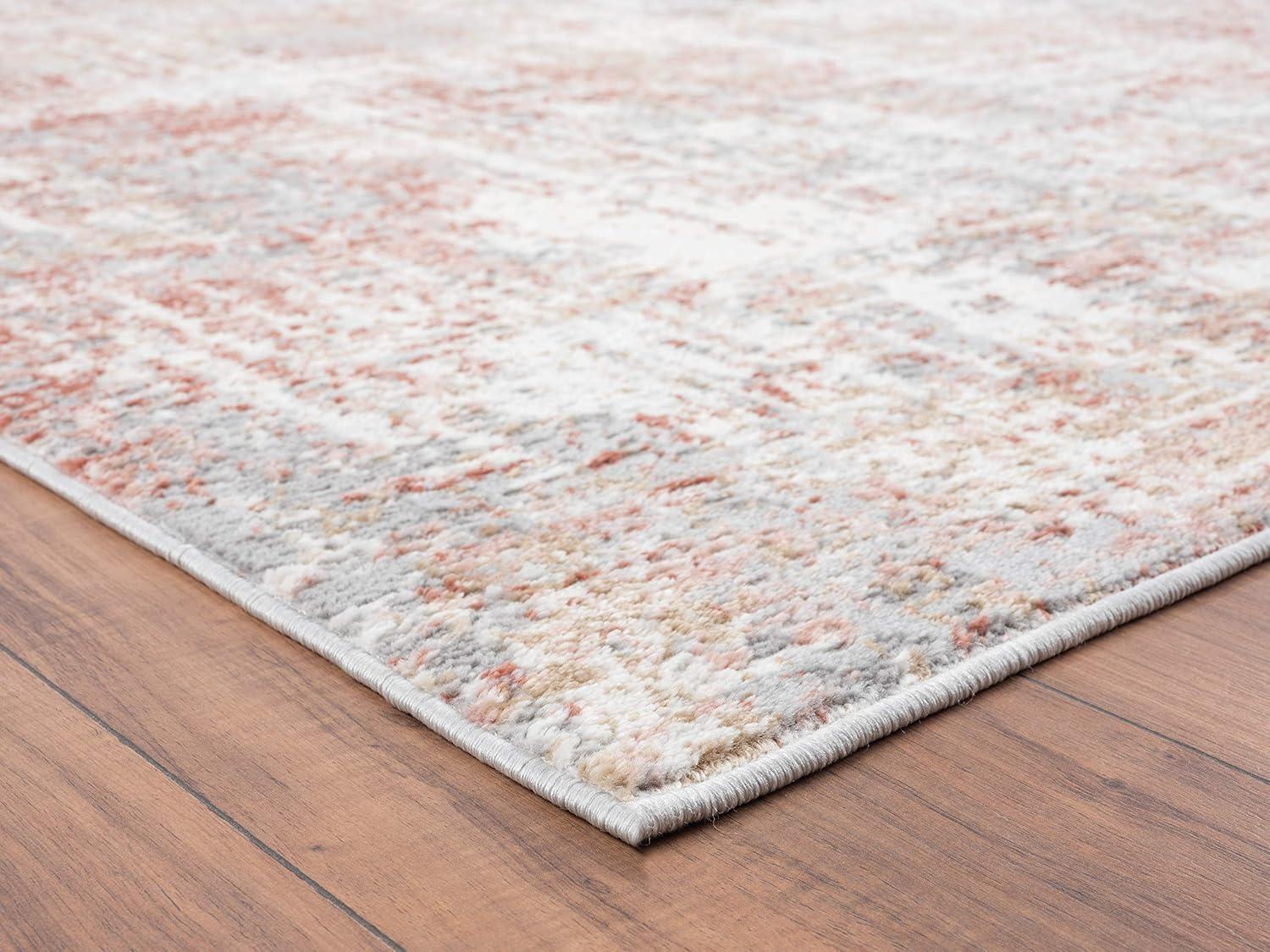 United Weavers Austin Area Rug 4540 20160 Elegance Blue Vintage Scratched 5' 3" x 7' 2" Rectangle