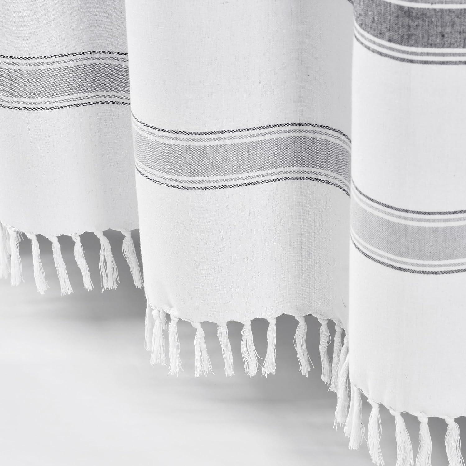 Lush Decor Striped Shower Curtain