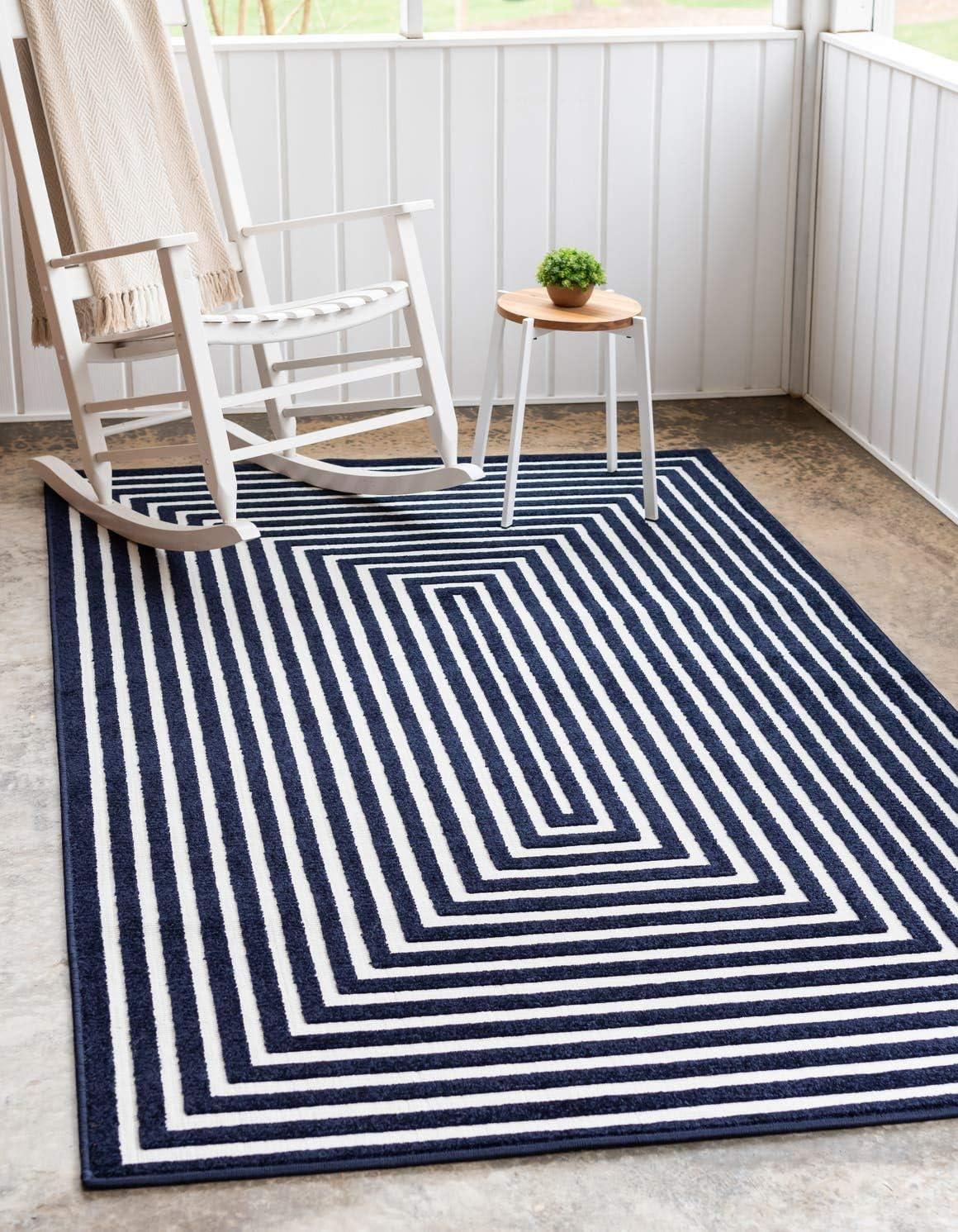 Sabrina Soto Outdoor Prescott Geometric Woven Area Rug