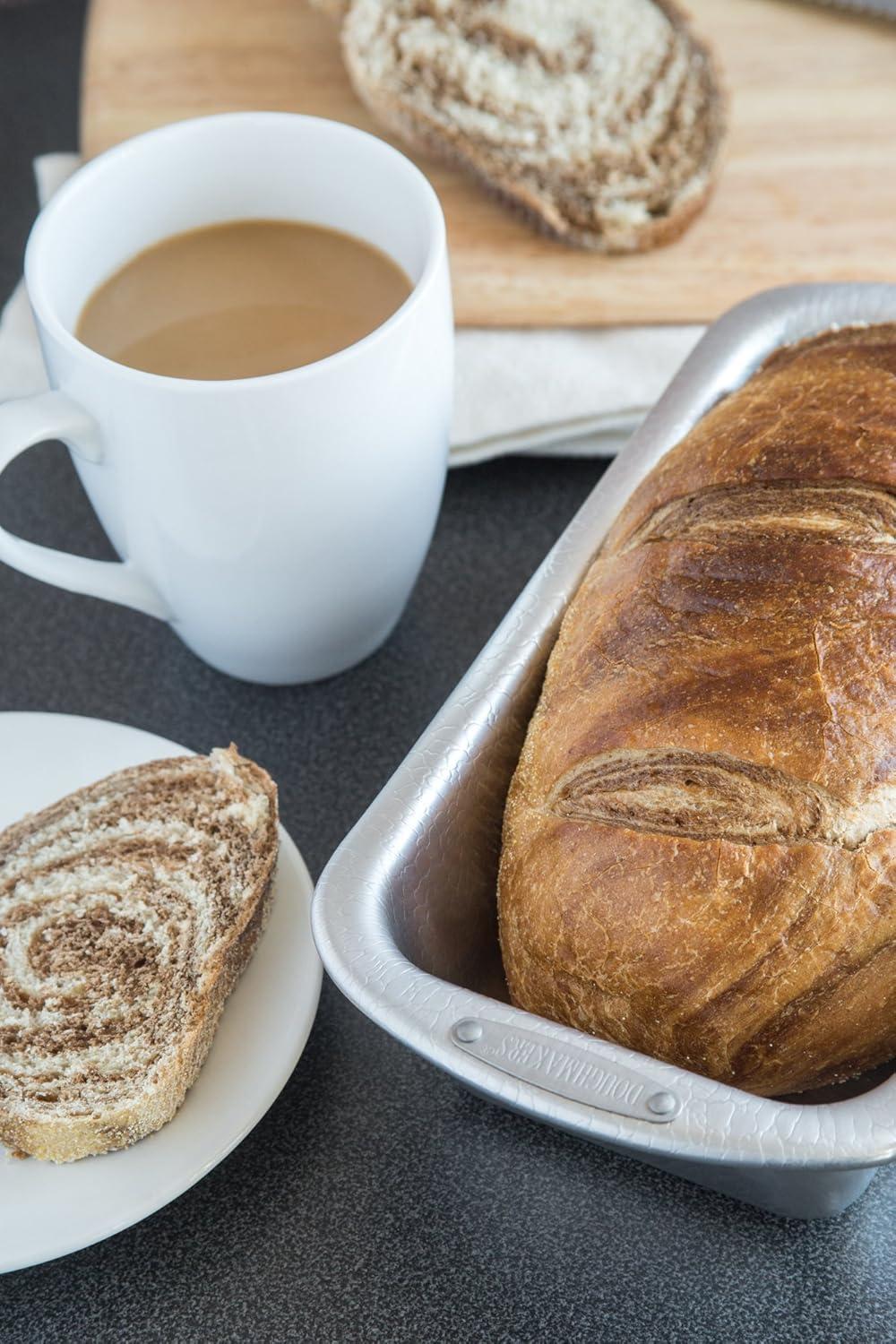 Doughmakers Nonstick Aluminum Loaf Pan with Pebble Pattern