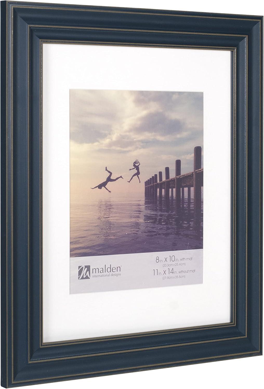 Indigo Picture Frame with Mat