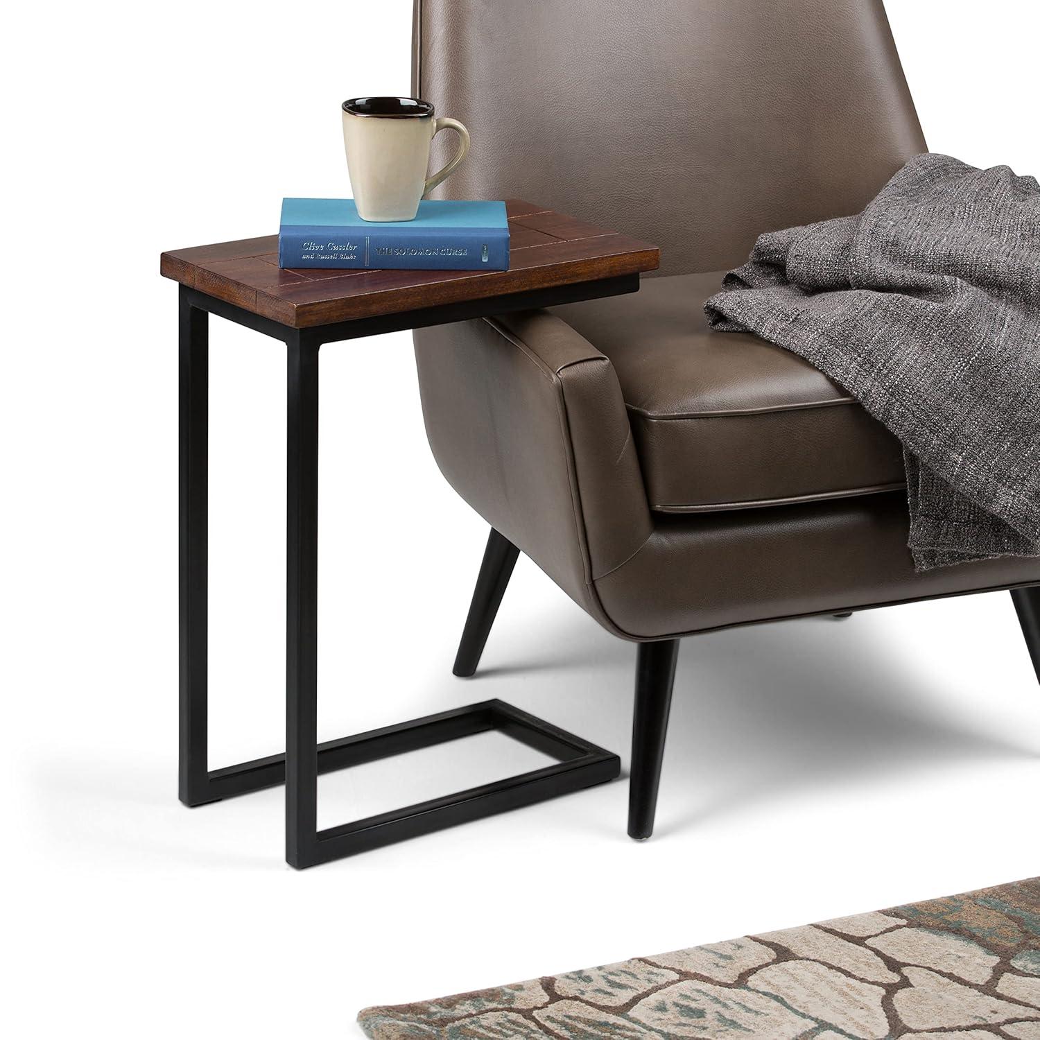 17 Stories Moreland Solid Mango Wood C Side Table