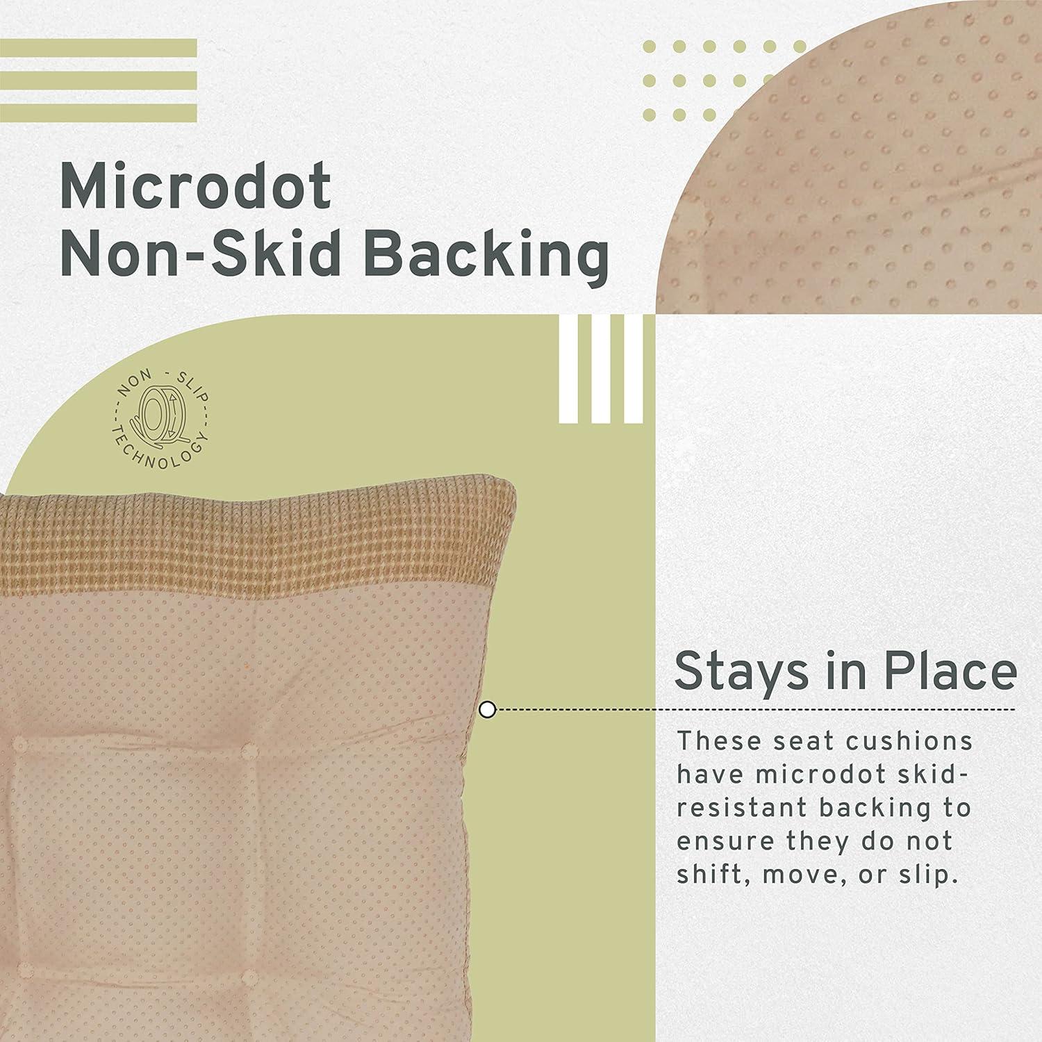 Perfect Performance Tyler Set of 2 Chair Cushions Bamboo