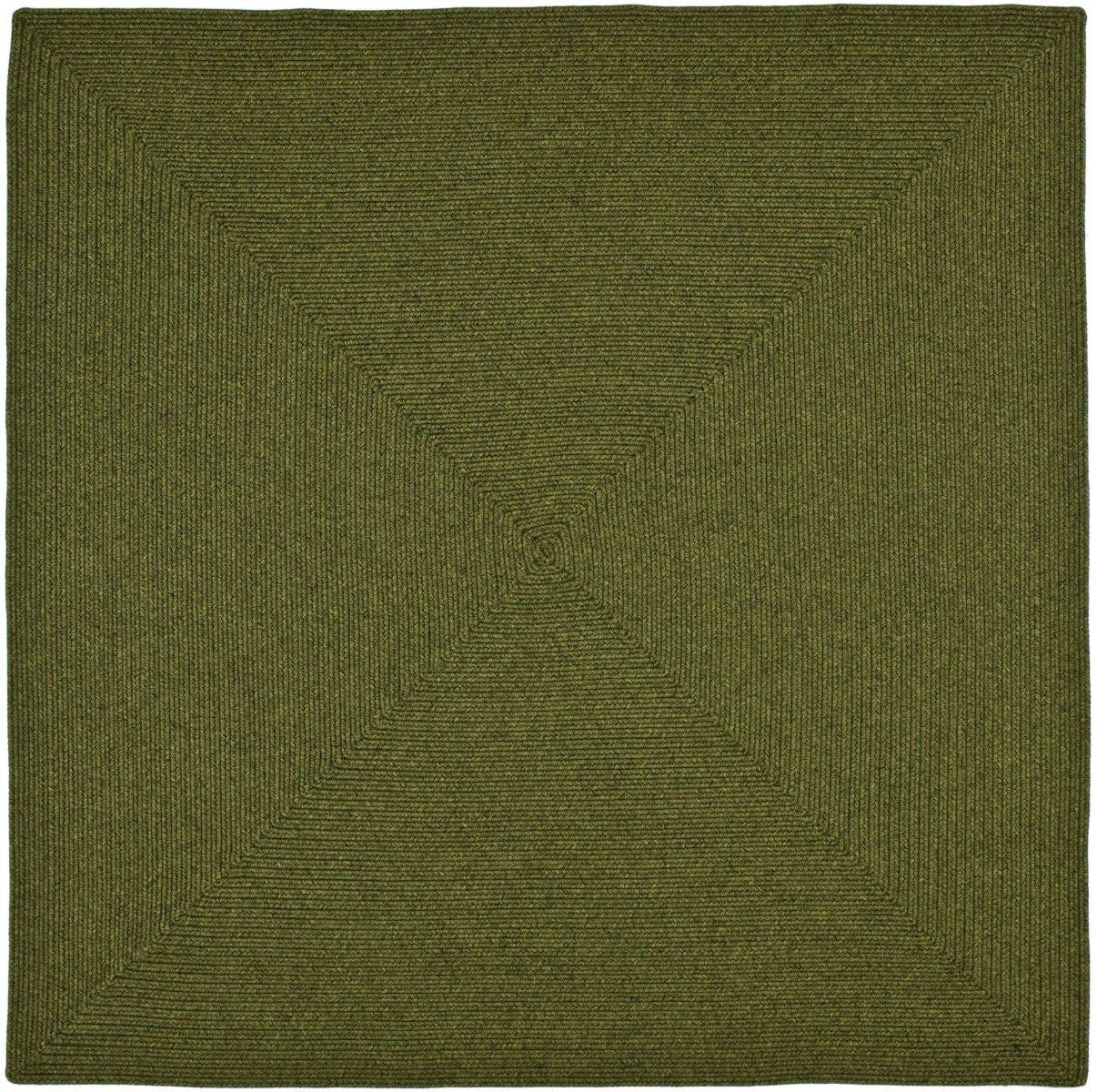 Braided BRD315 Hand Woven Area Rug - Green - 3'x3' - Safavieh.