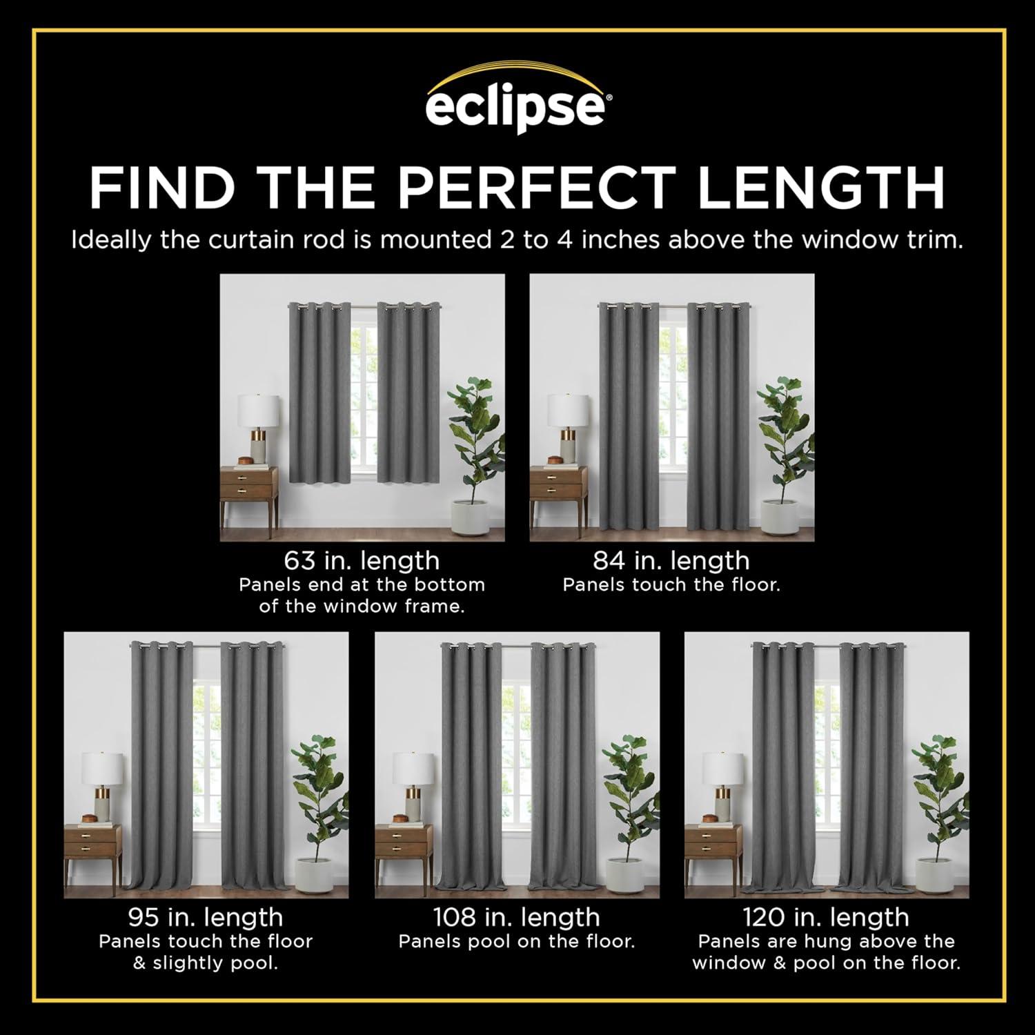 Eclipse Polyester Blackout Curtain