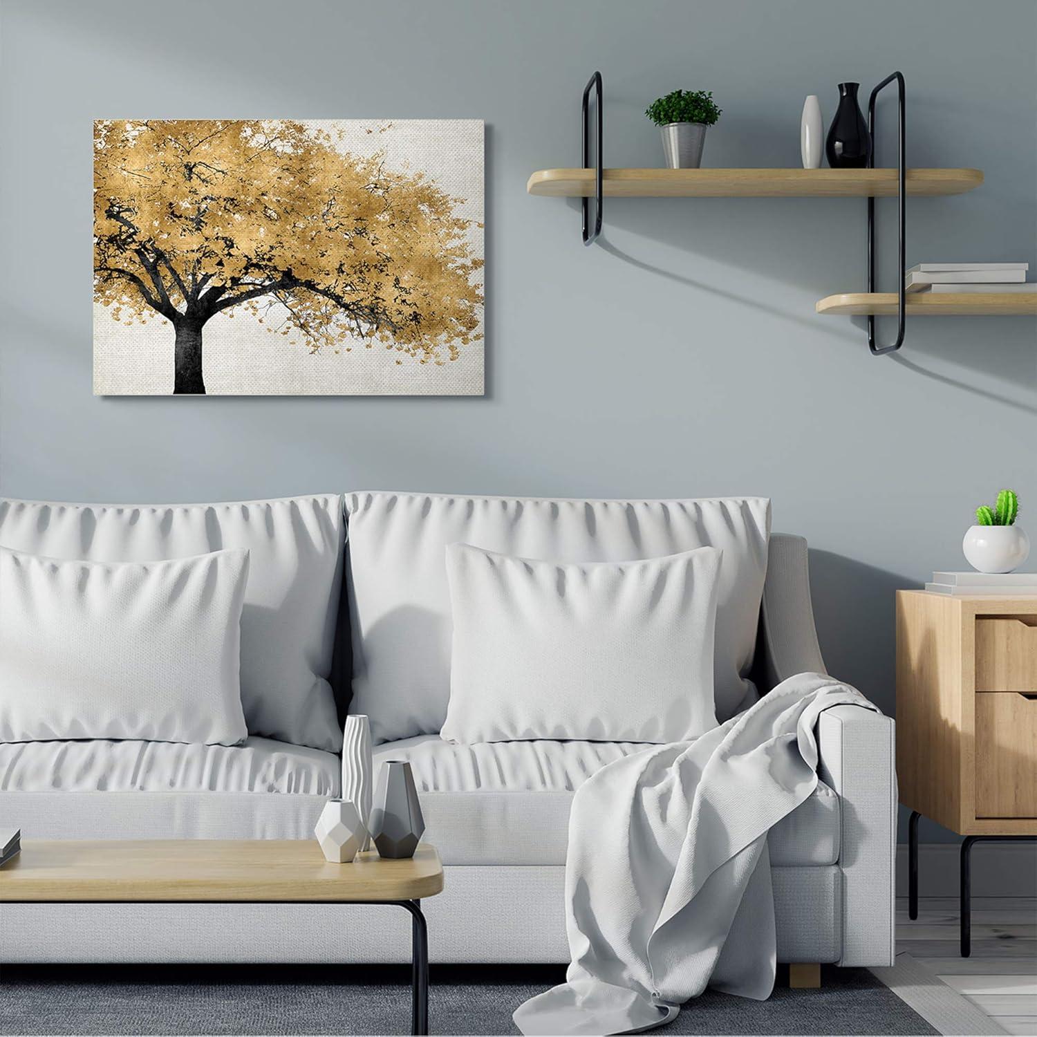 Golden Autumn Tree on Canvas Wall Art, 30 x 40