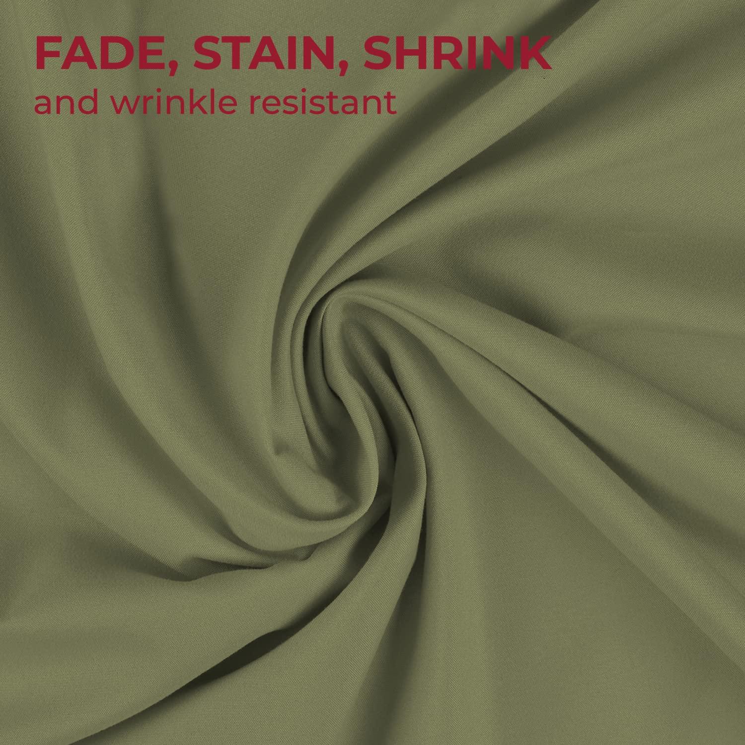 Mellanni Brushed Microfiber Pillowcase Set of 2, King, Sage