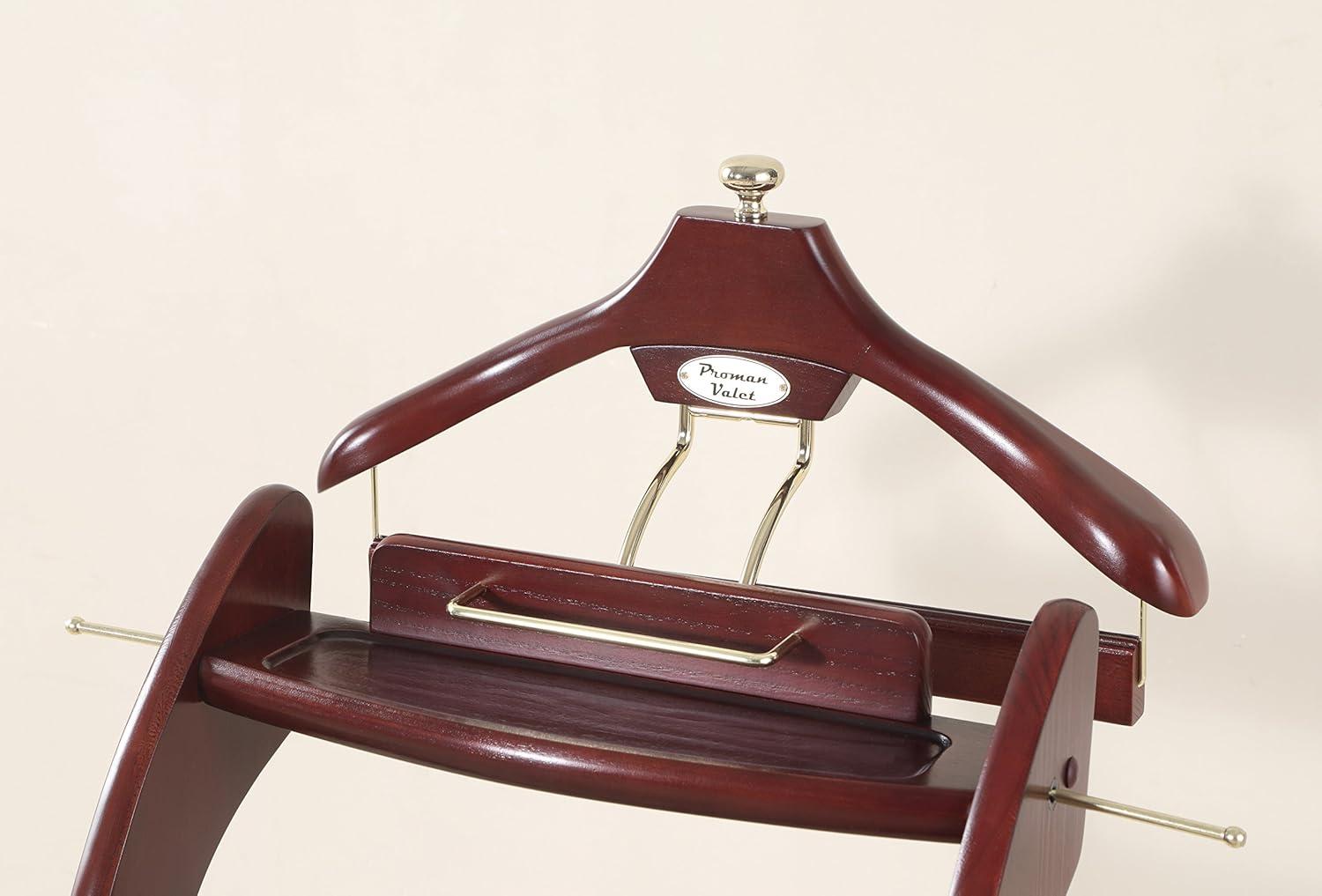 Proman Products Windsor Signature Valet in Dark Mahogany