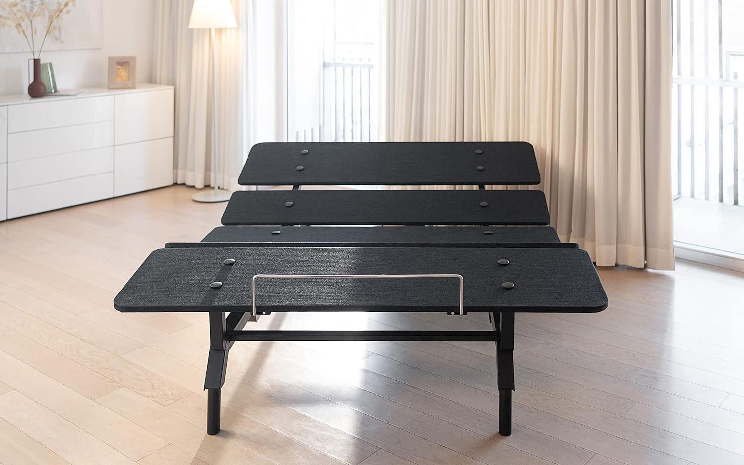 Signature Design by Ashley Cosmic Power Base King Adjustable Bed Base, Black