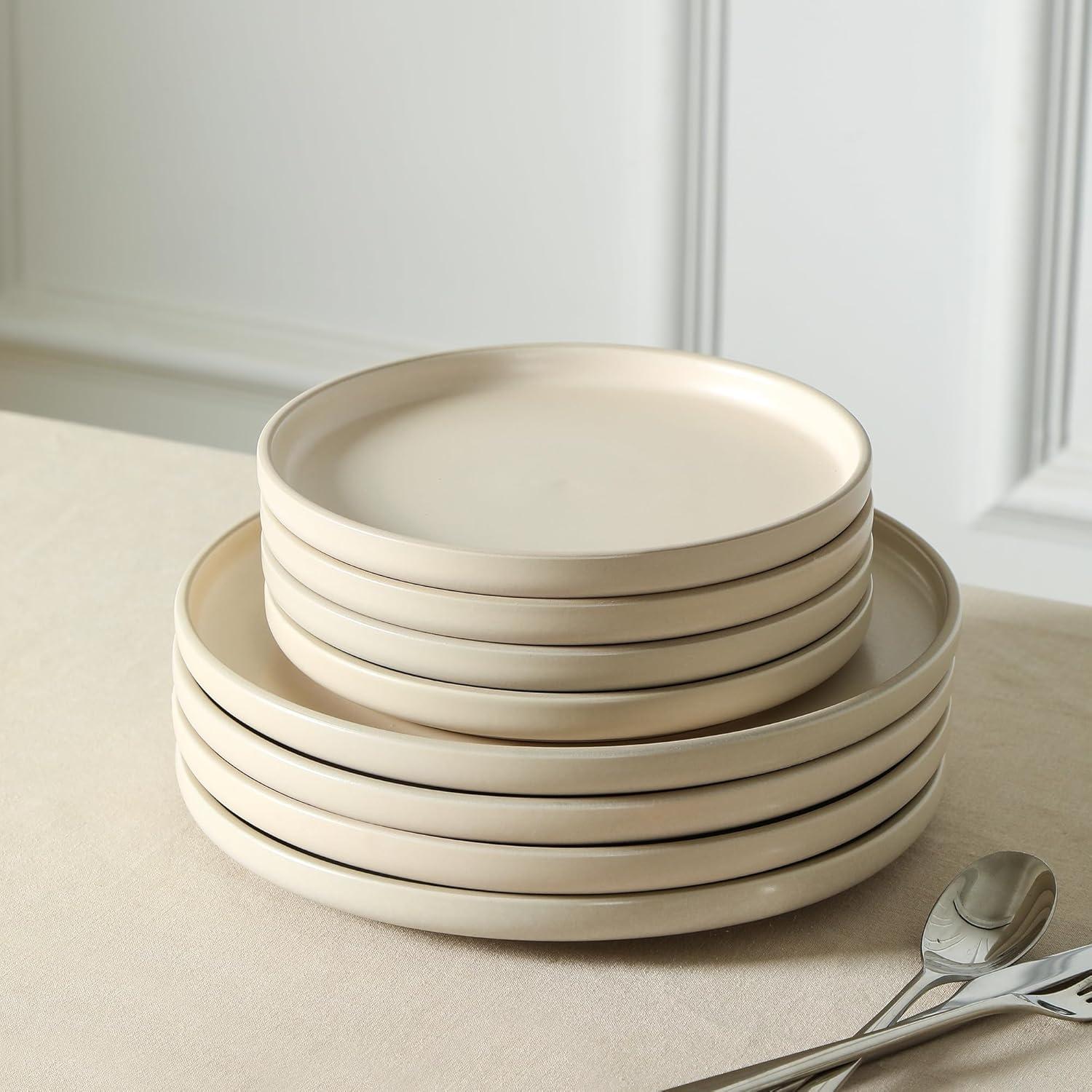 Earth & Clay Amber 24-Piece Dinnerware Set Stoneware
